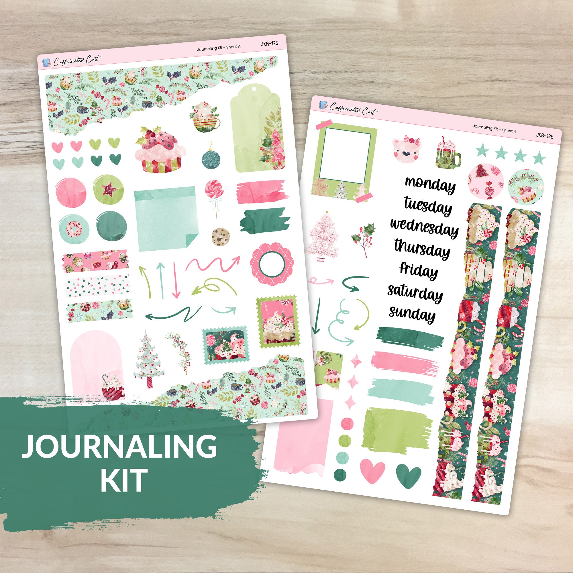 Journaling Kit - Peppermint Cocoa [ 125 ]