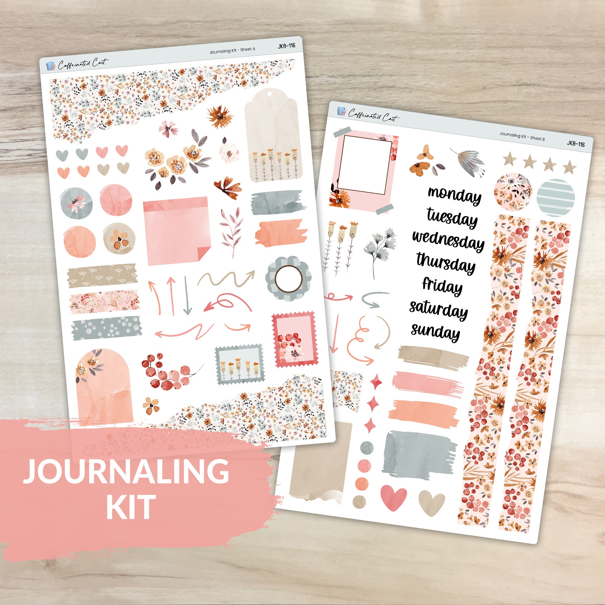 Journaling Kit - Cranberry Frost [ 116 ]