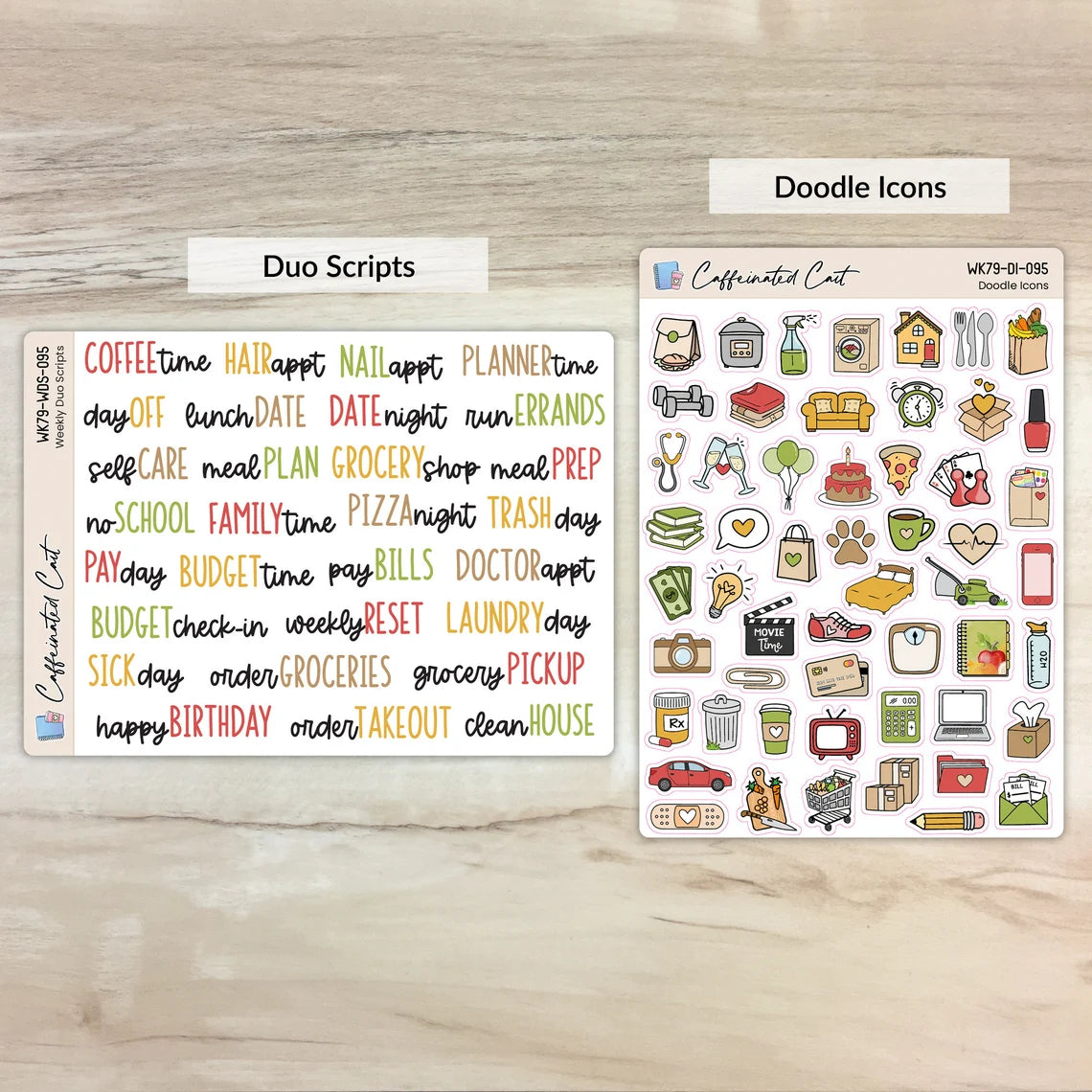 Doodle Icons & Scripts - Apple Picking [ 095 ]