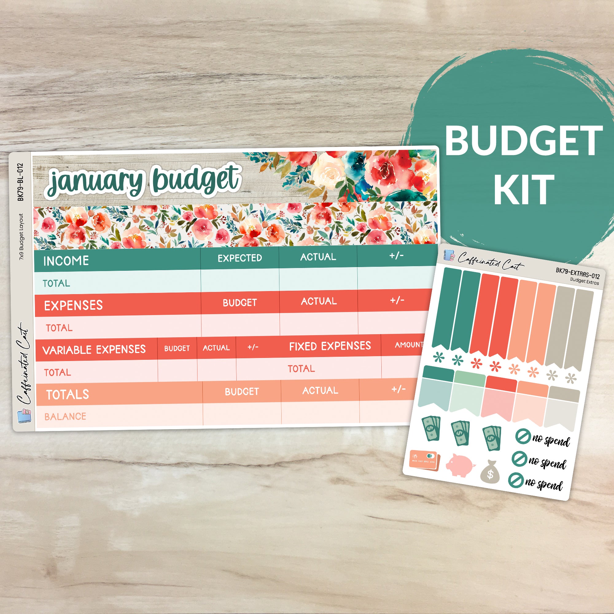 Budget Kit -  Coral Blooms [ 012 ]