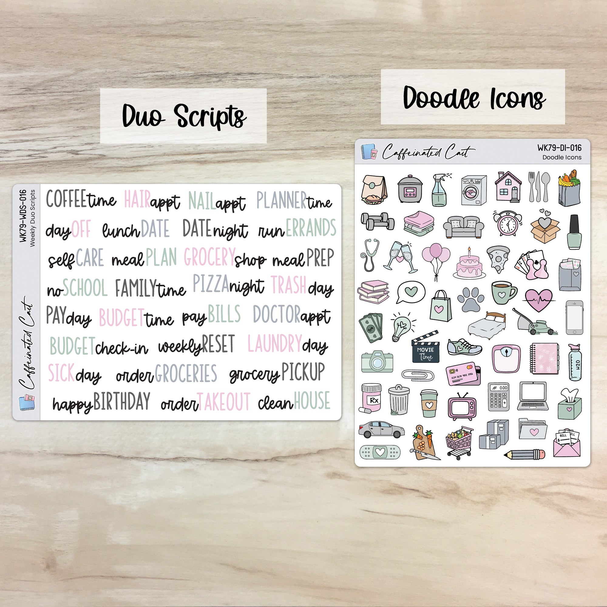 Doodle Icons & Scripts - Cozy [ 016 ]