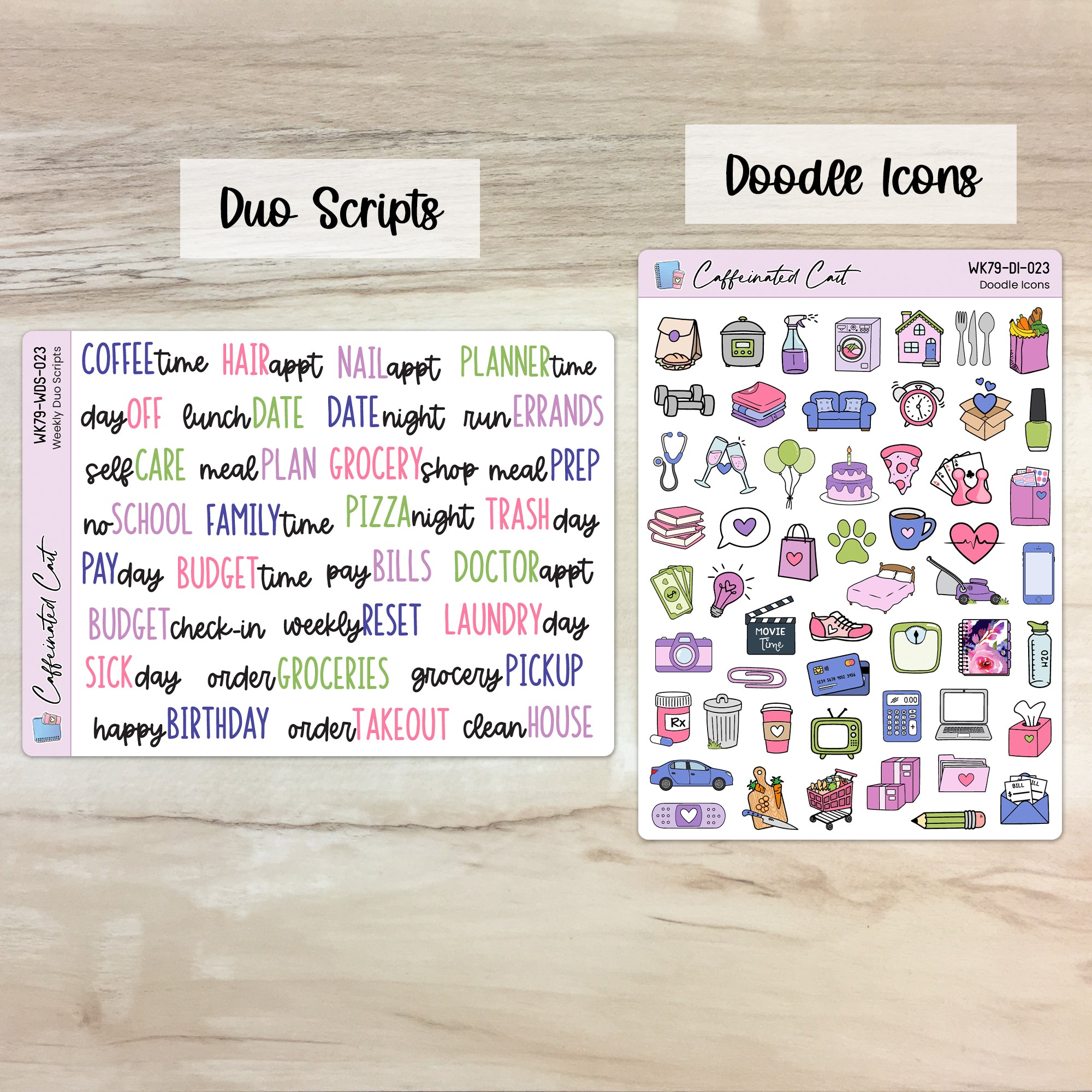 Doodle Icons & Scripts - Enchanted Garden [ 023 ]