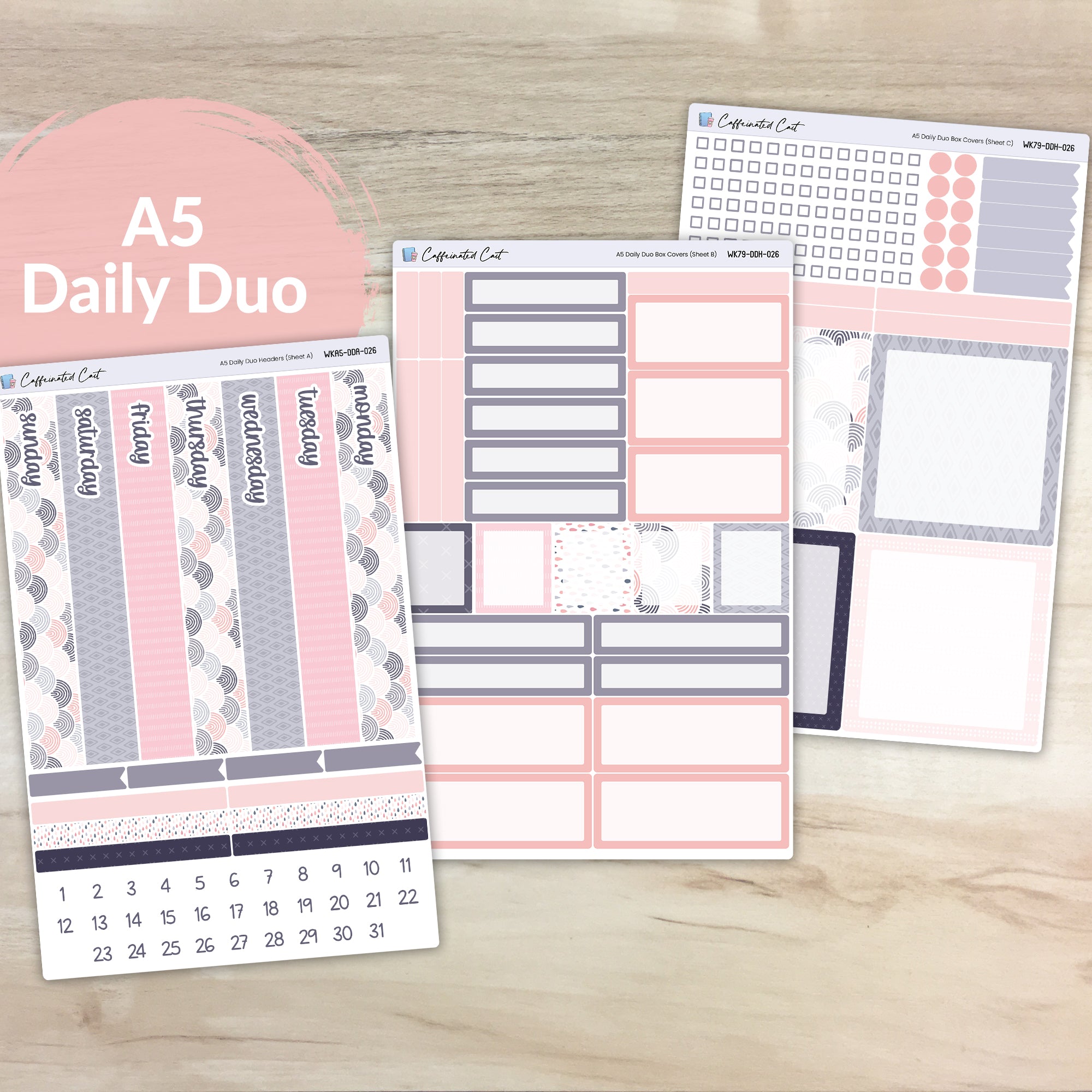 Daily Duo A5 - Boho & Chill [ 026 ]