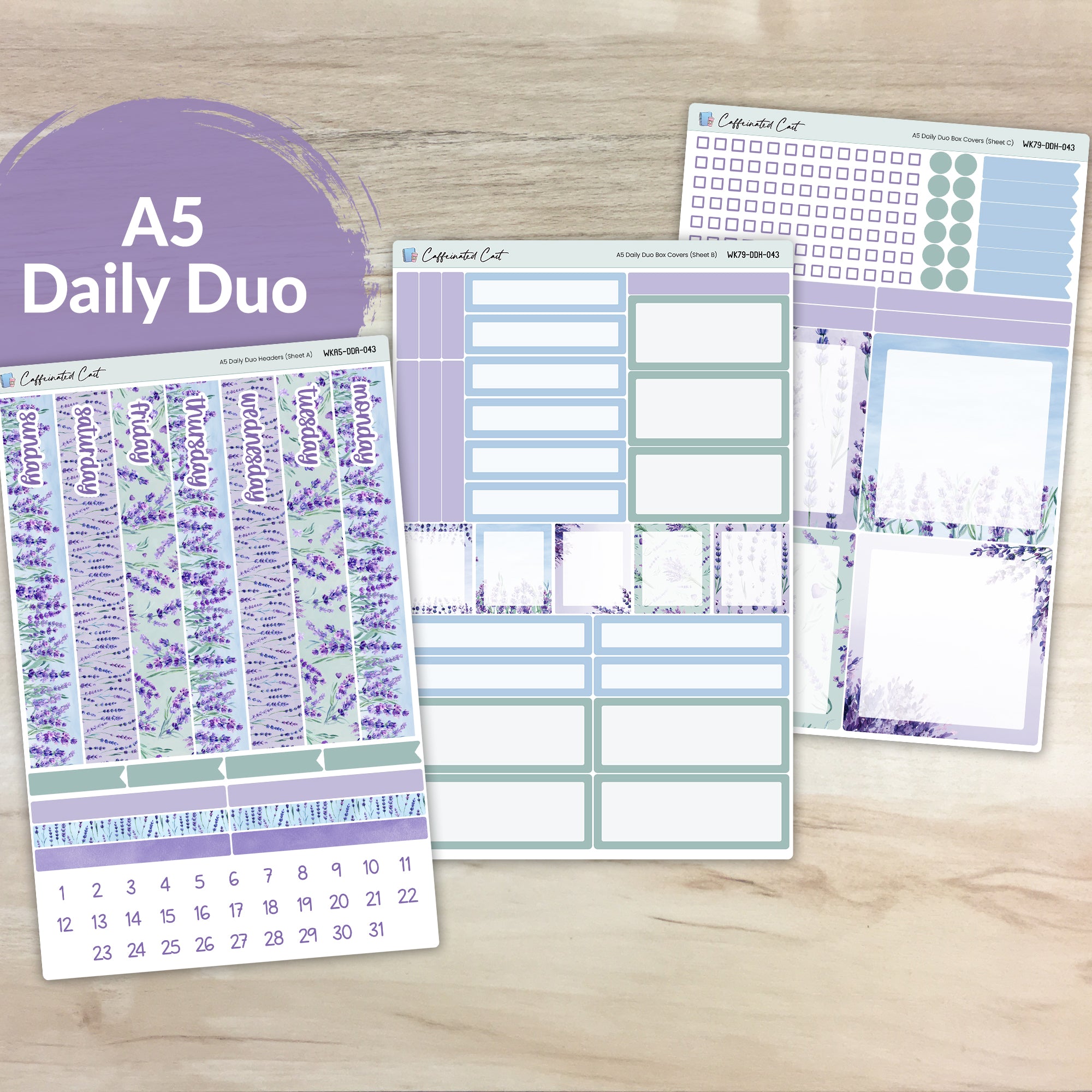 Daily Duo A5 - Lavender Fields [ 043 ]