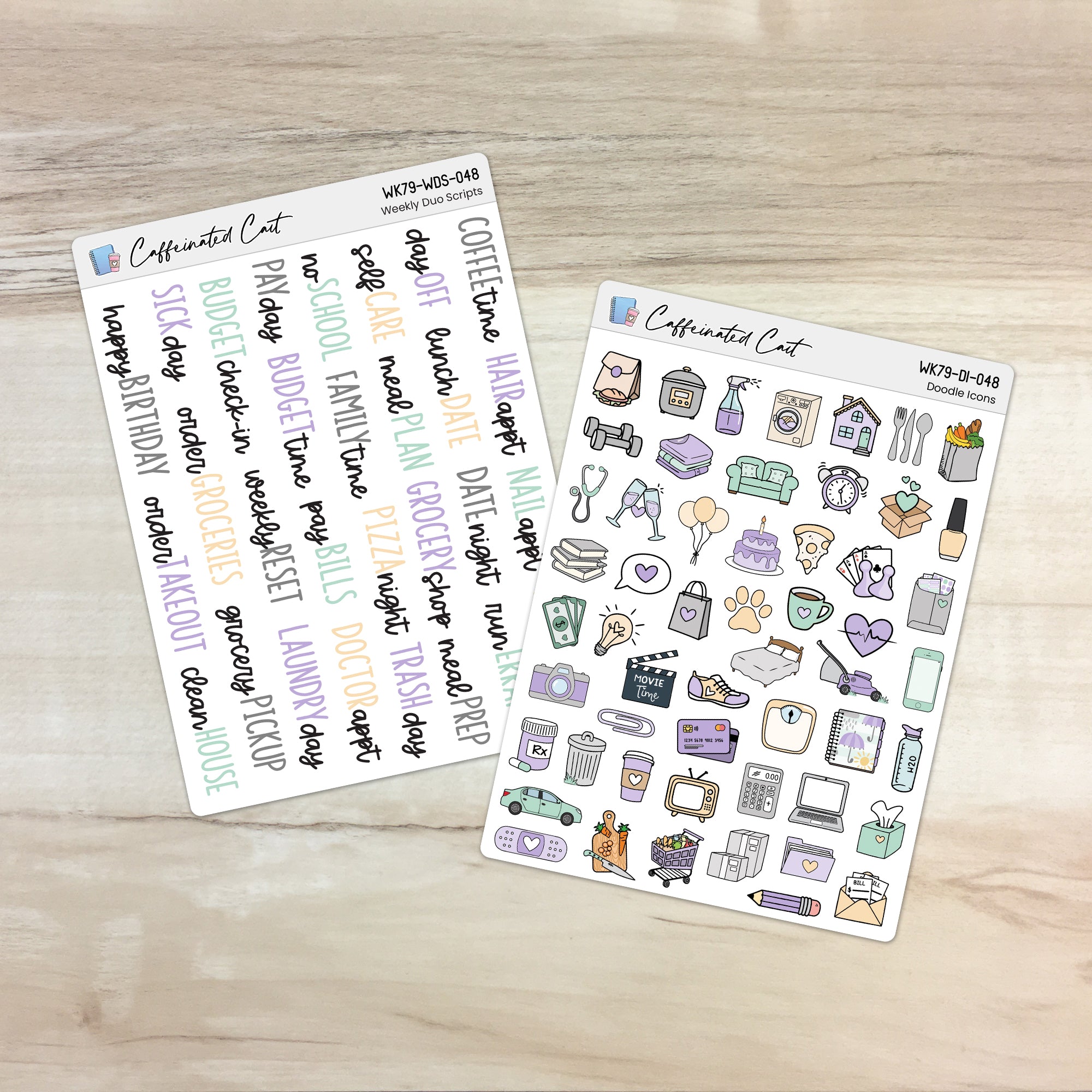 Doodle Icons & Scripts - April Showers [ 048 ]