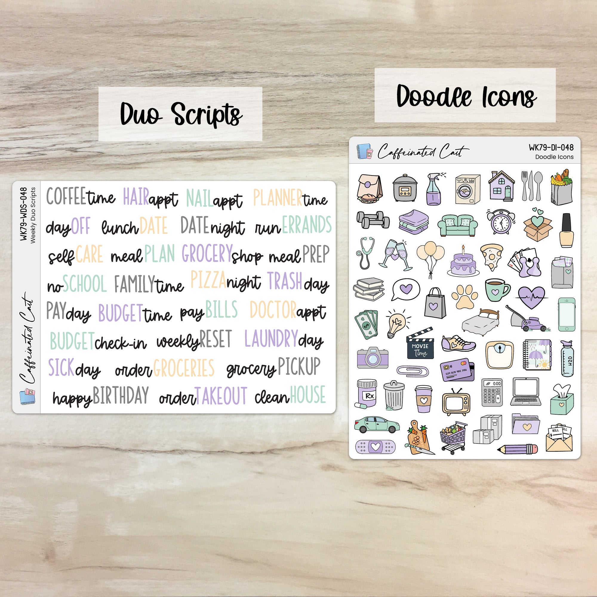 Doodle Icons & Scripts - April Showers [ 048 ]