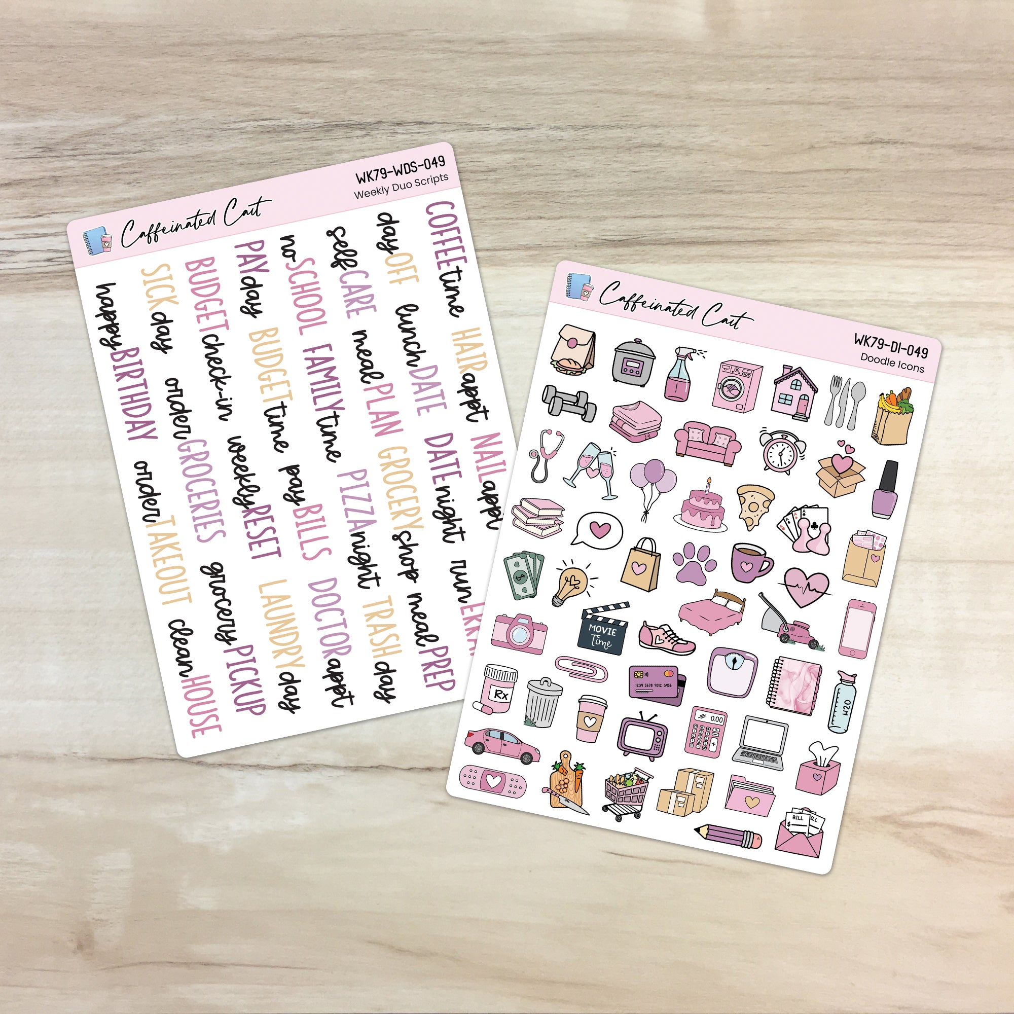 Doodle Icons & Scripts - Mystic Mauve [ 049 ]