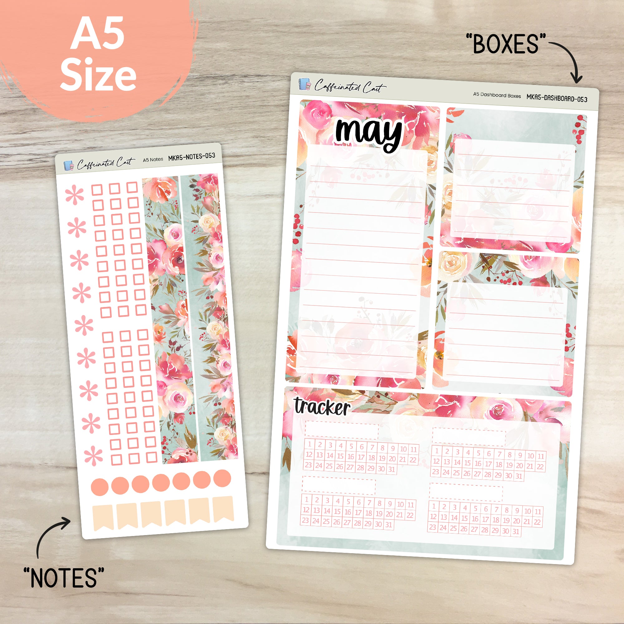 Dashboard & Notes Kit for ERIN CONDREN Planners - In a Dream [ 053 ]