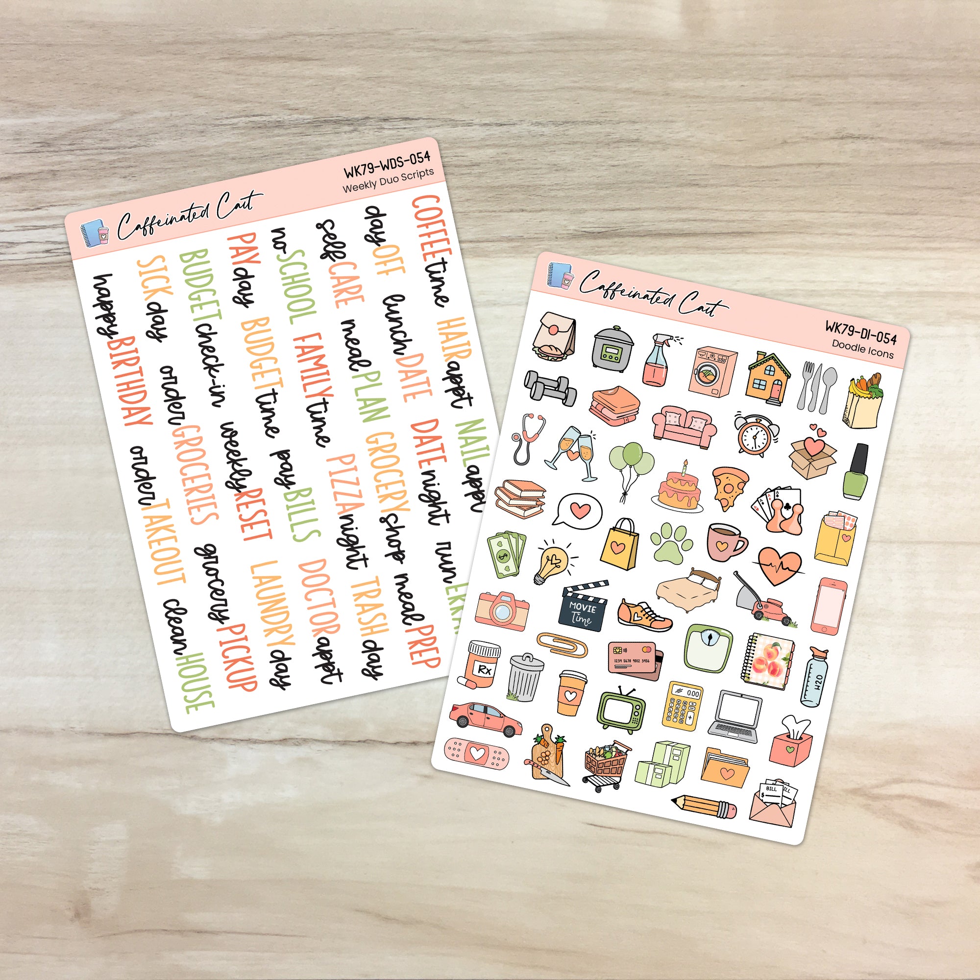 Doodle Icons & Scripts - Just Peachy [ 054 ]