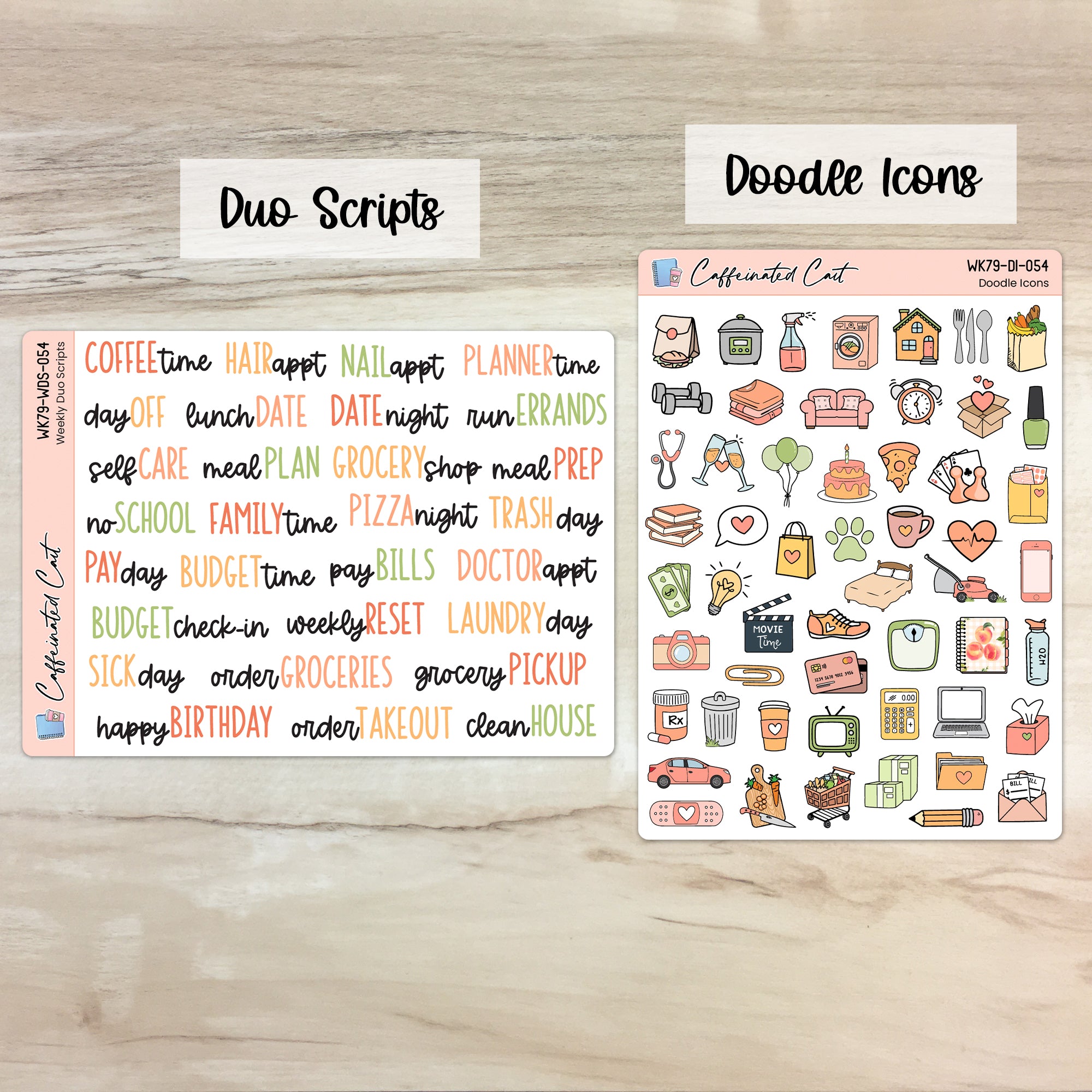 Doodle Icons & Scripts - Just Peachy [ 054 ]