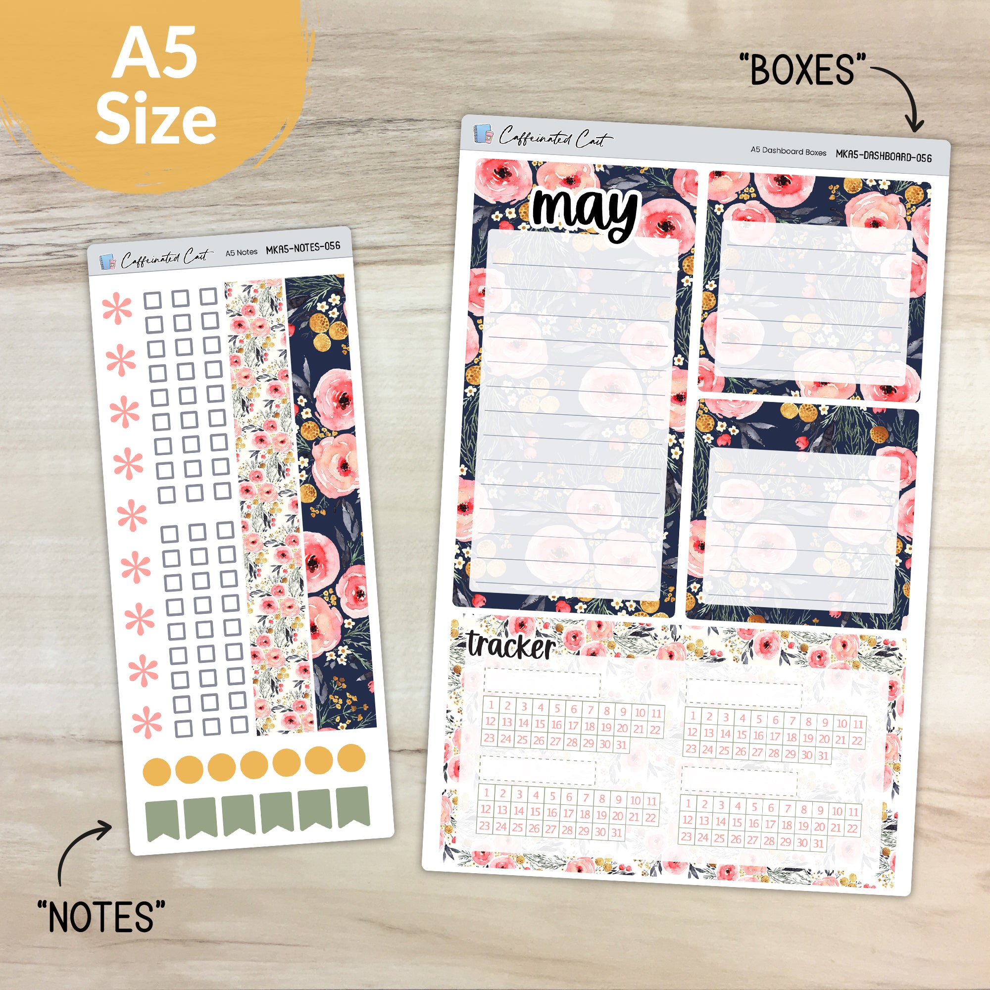 Dashboard & Notes Kit for ERIN CONDREN Planners - Mountain Meadow [ 056 ]