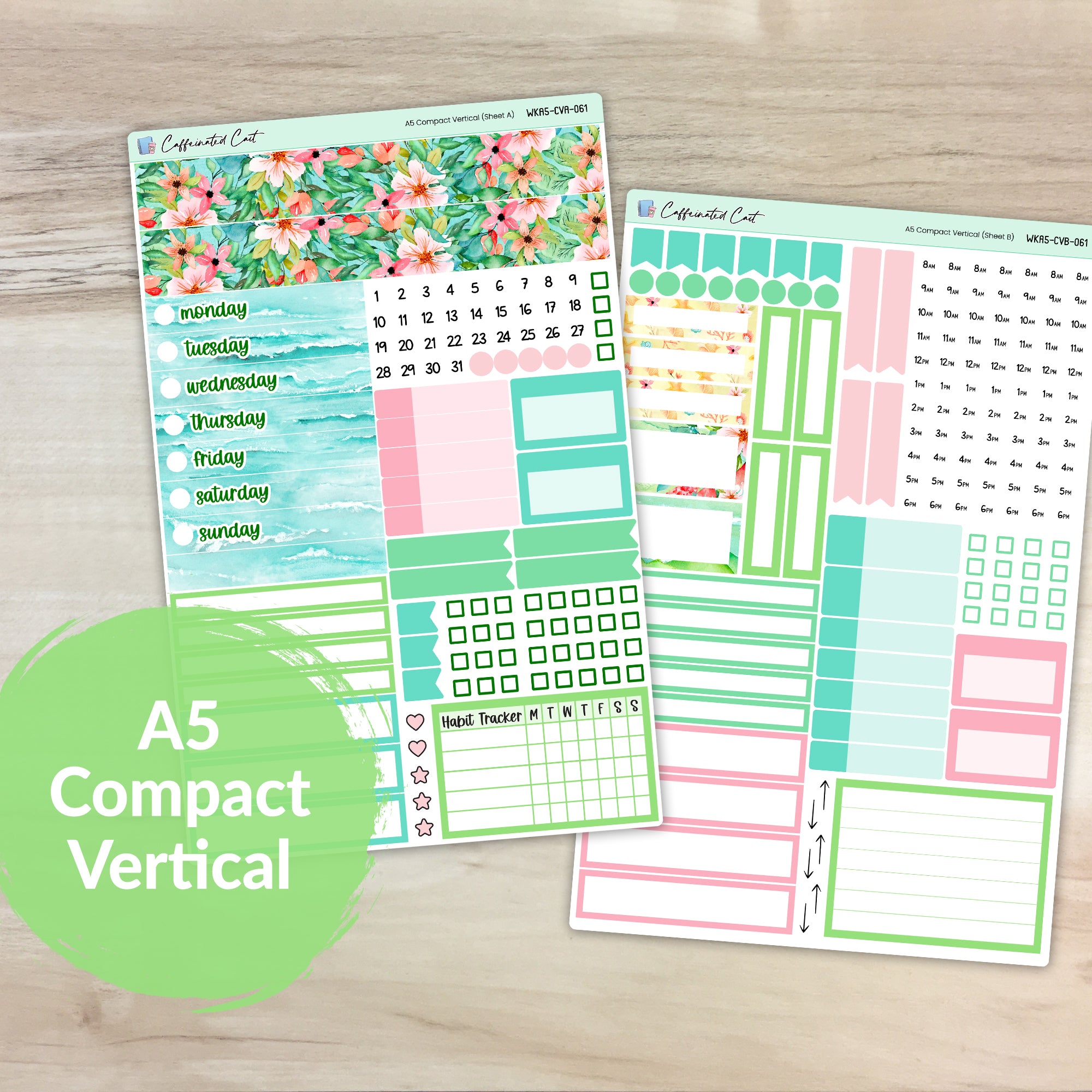 A5 Compact Vertical Kit - Emerald Shores [ 061 ]