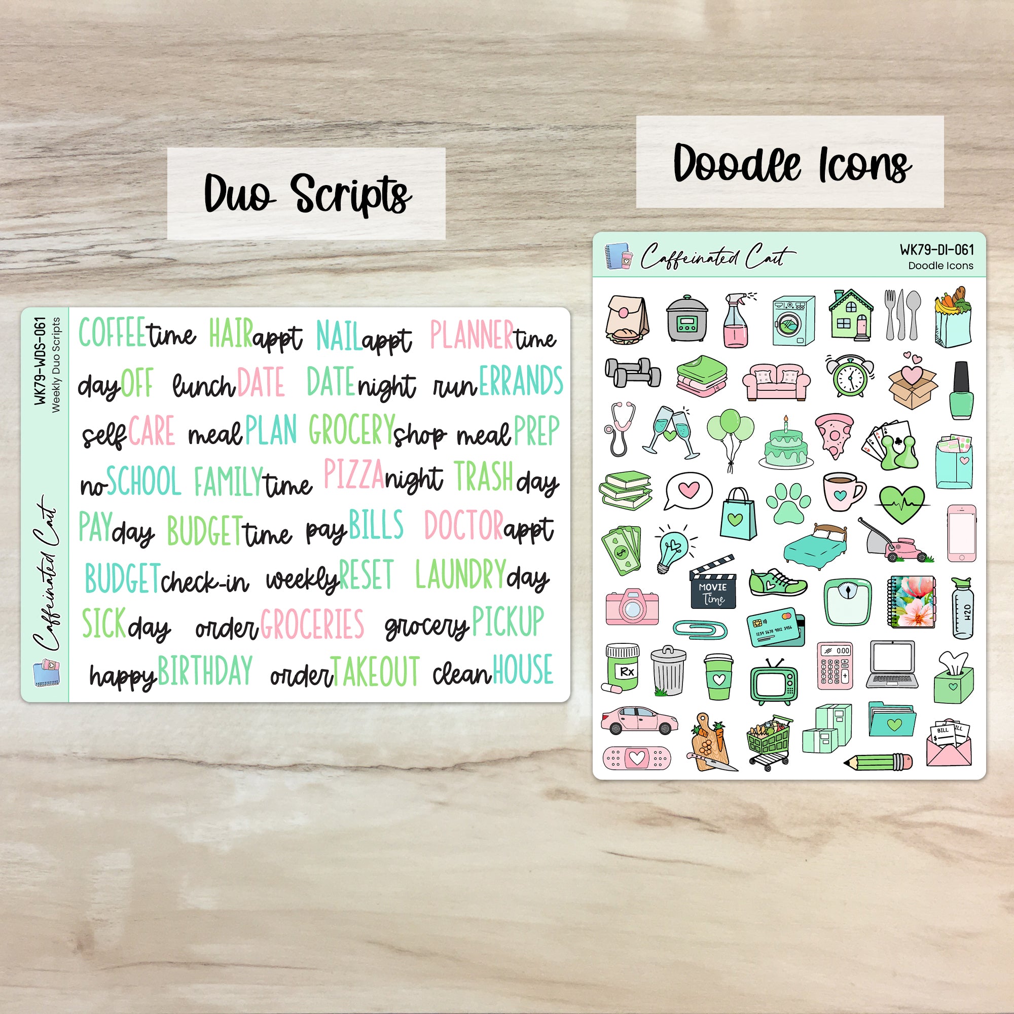 Doodle Icons & Scripts - Emerald Shores [ 061 ]