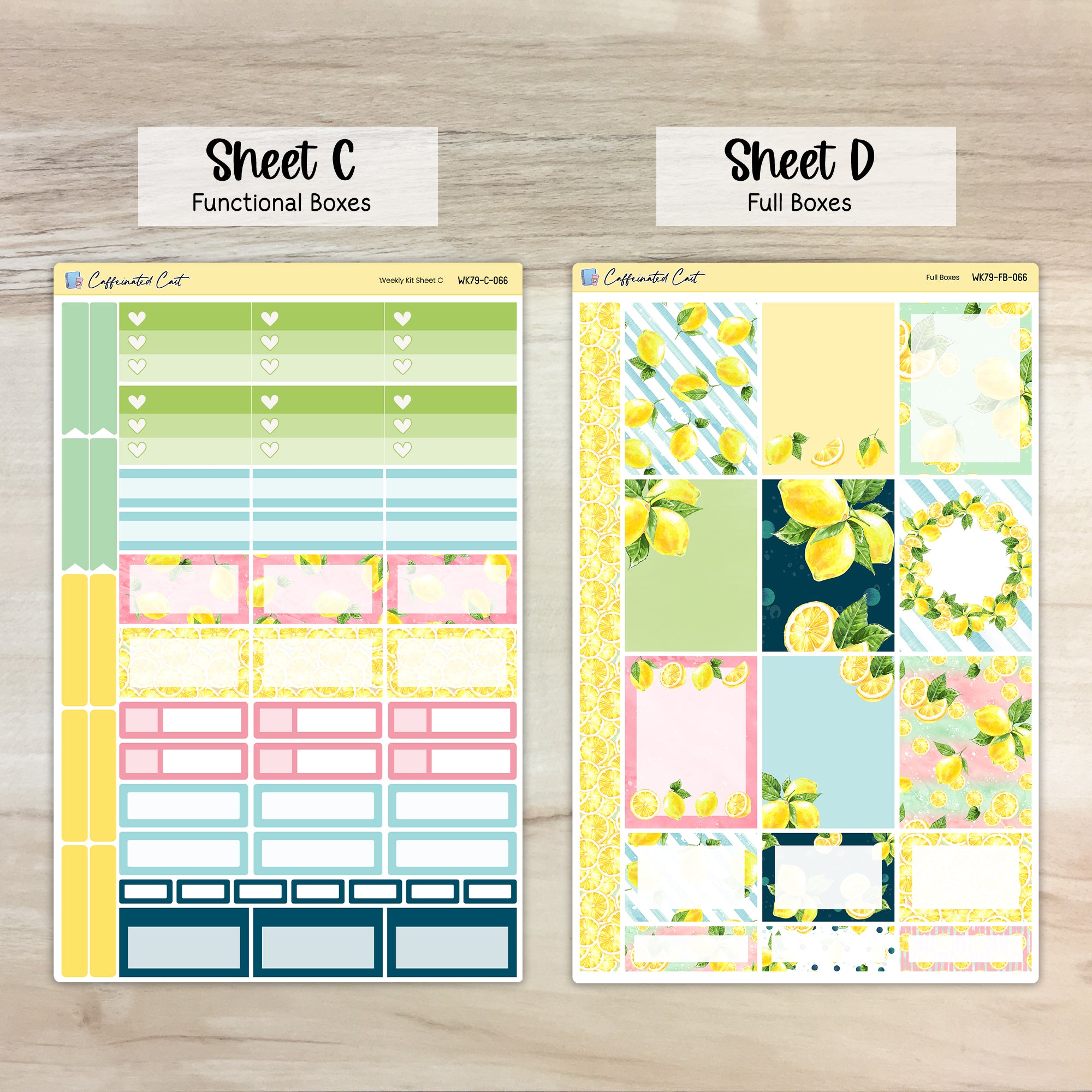 Weekly Kit & Add-ons - Sunshine & Lemons [ 066 ]