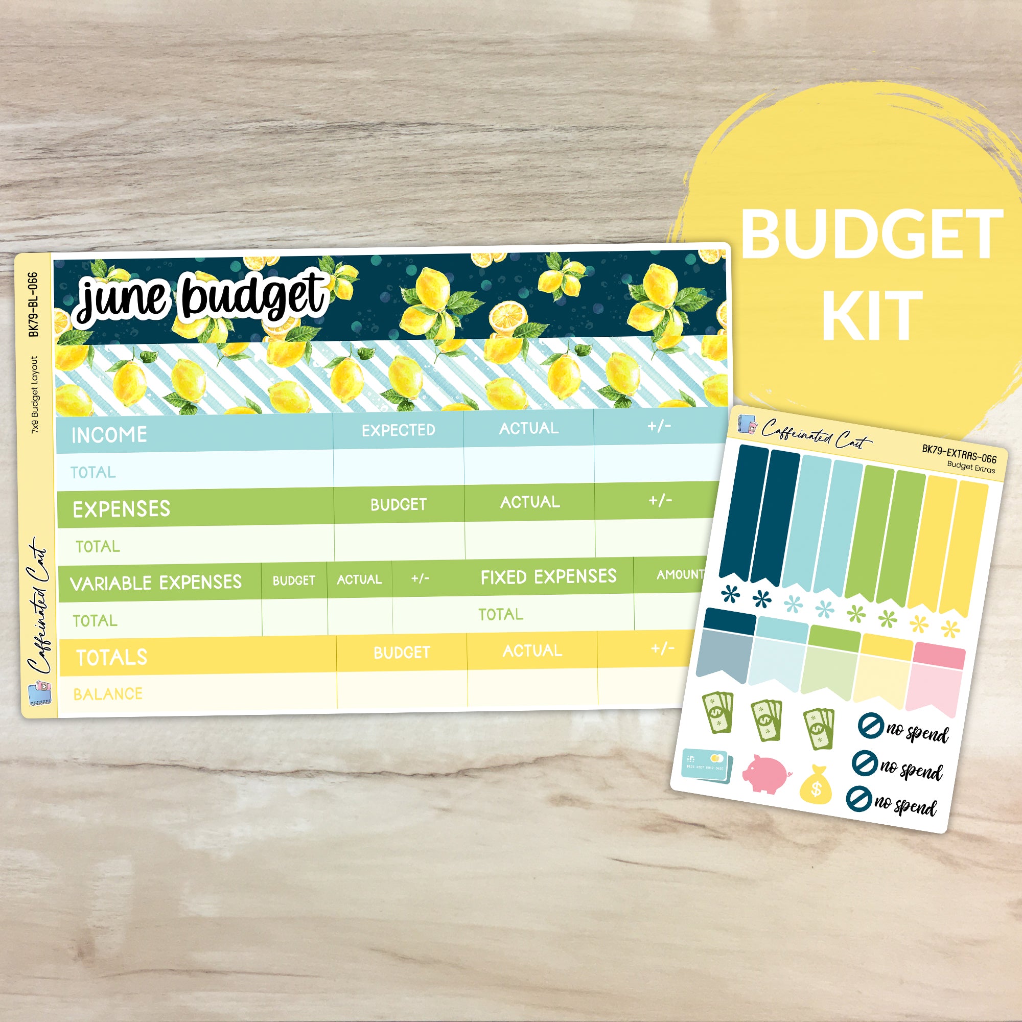 Budget Kit - Sunshine & Lemons [ 066 ]