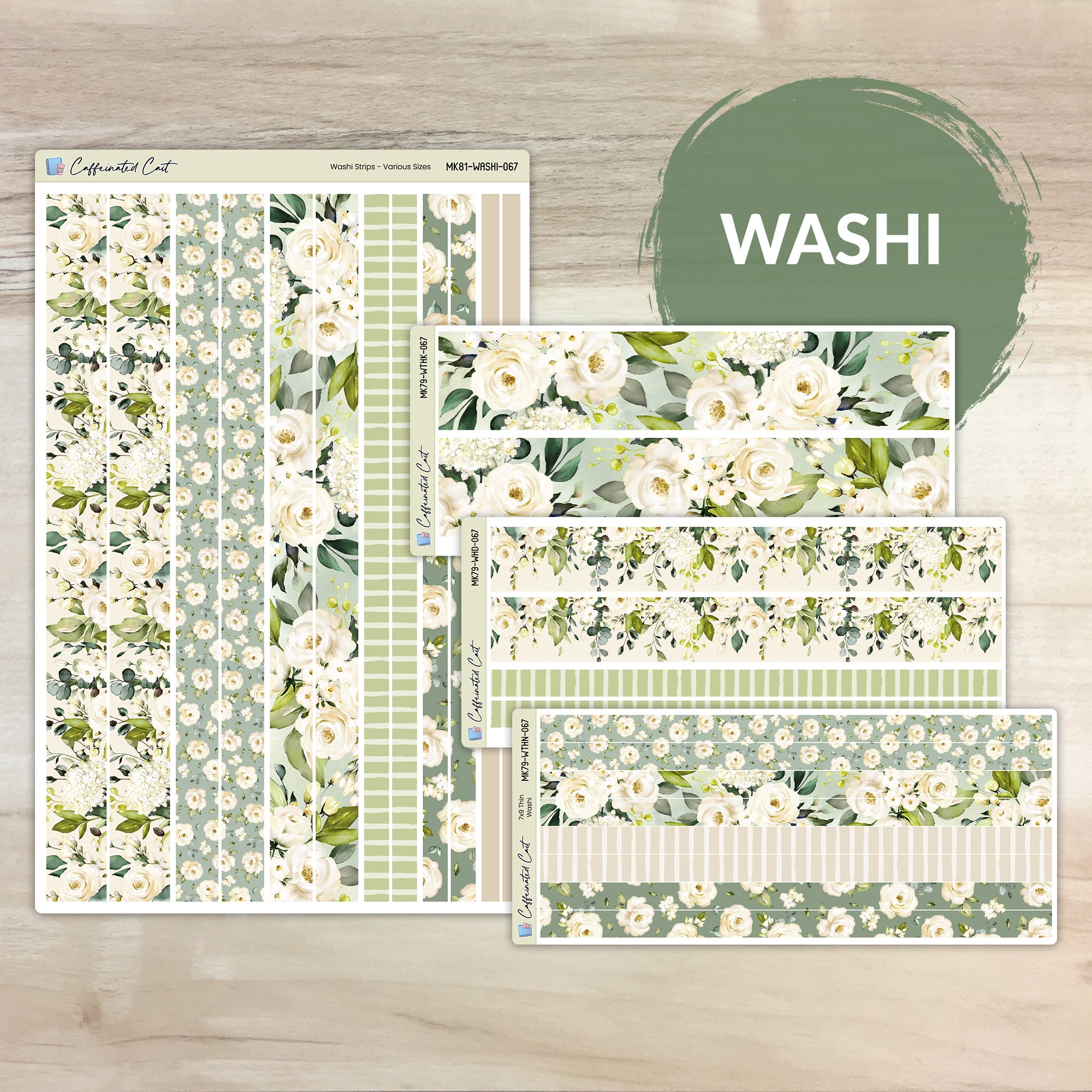 Washi Strips - Serene [ 067 ]