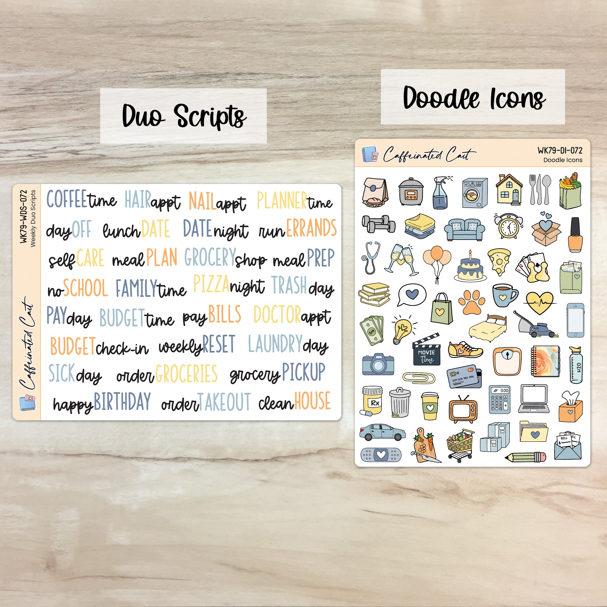 Doodle Icons & Scripts - Summer Garden [ 072 ]