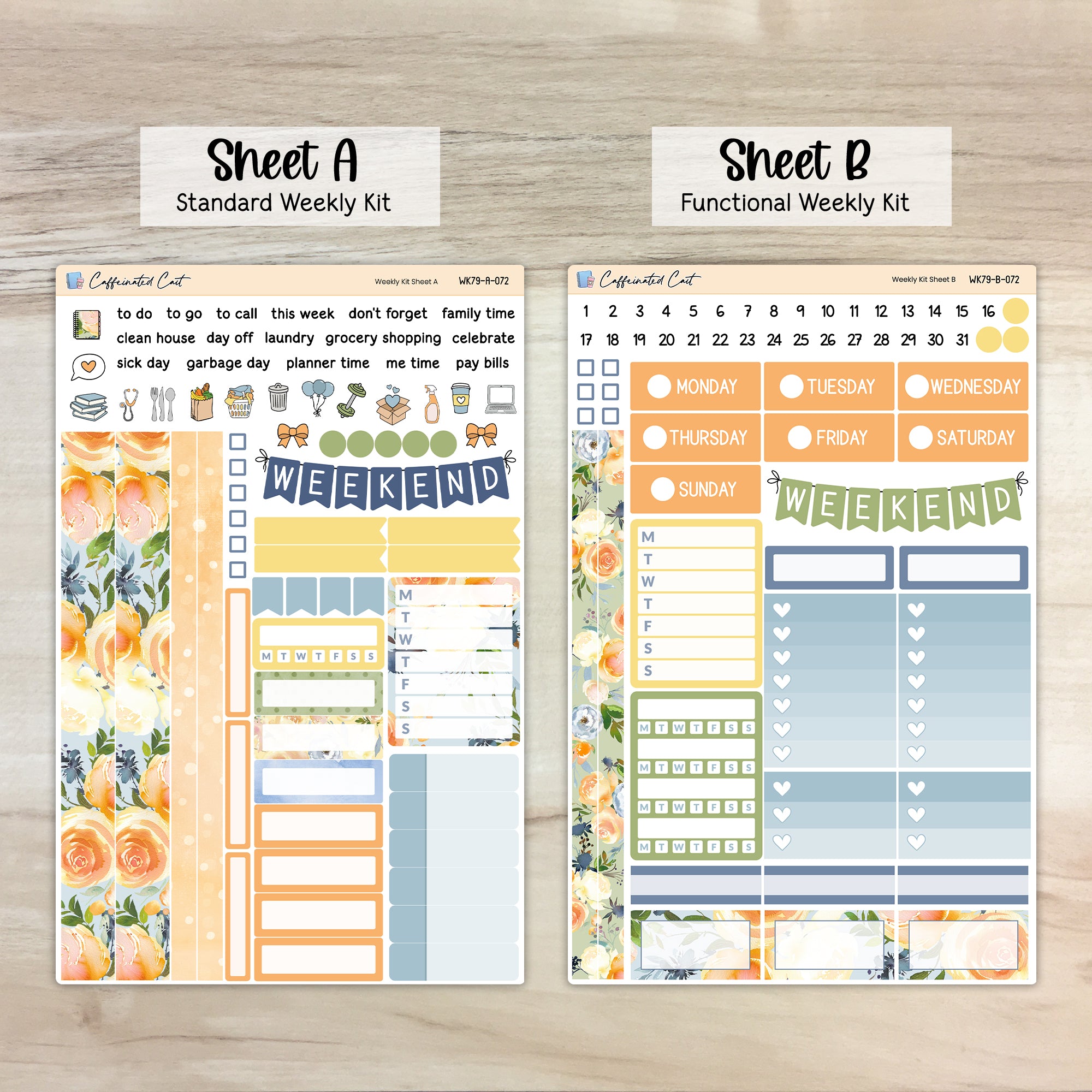 Weekly Kit & Add-ons - Summer Garden [ 072 ]