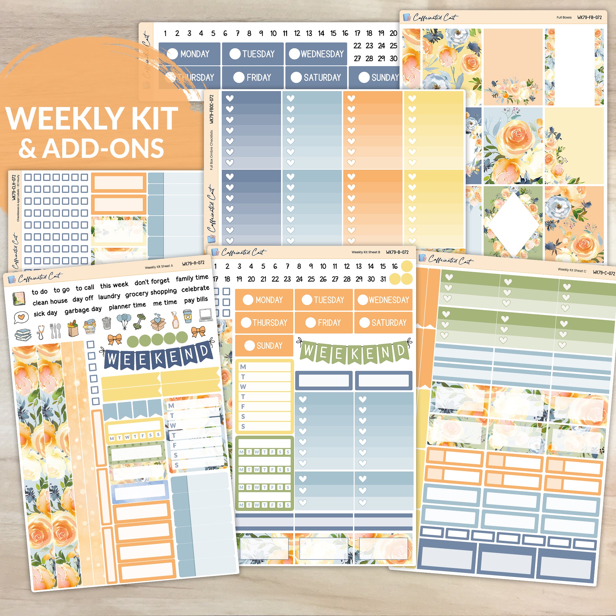 Weekly Kit & Add-ons - Summer Garden [ 072 ]