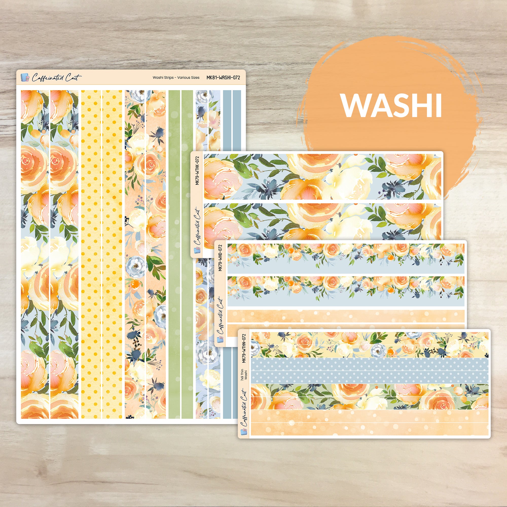 Washi Strips - Summer Garden [ 072 ]