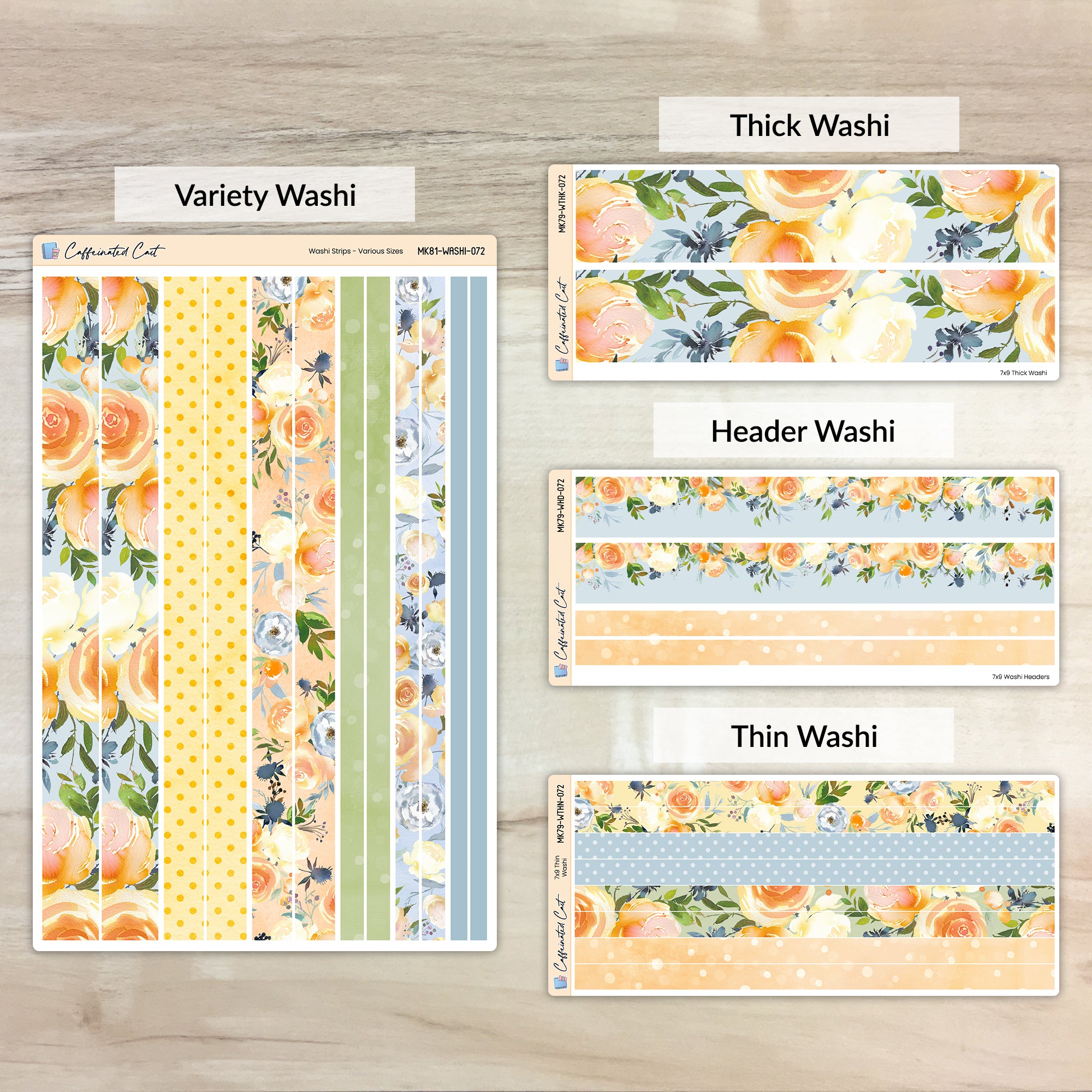 Washi Strips - Summer Garden [ 072 ]