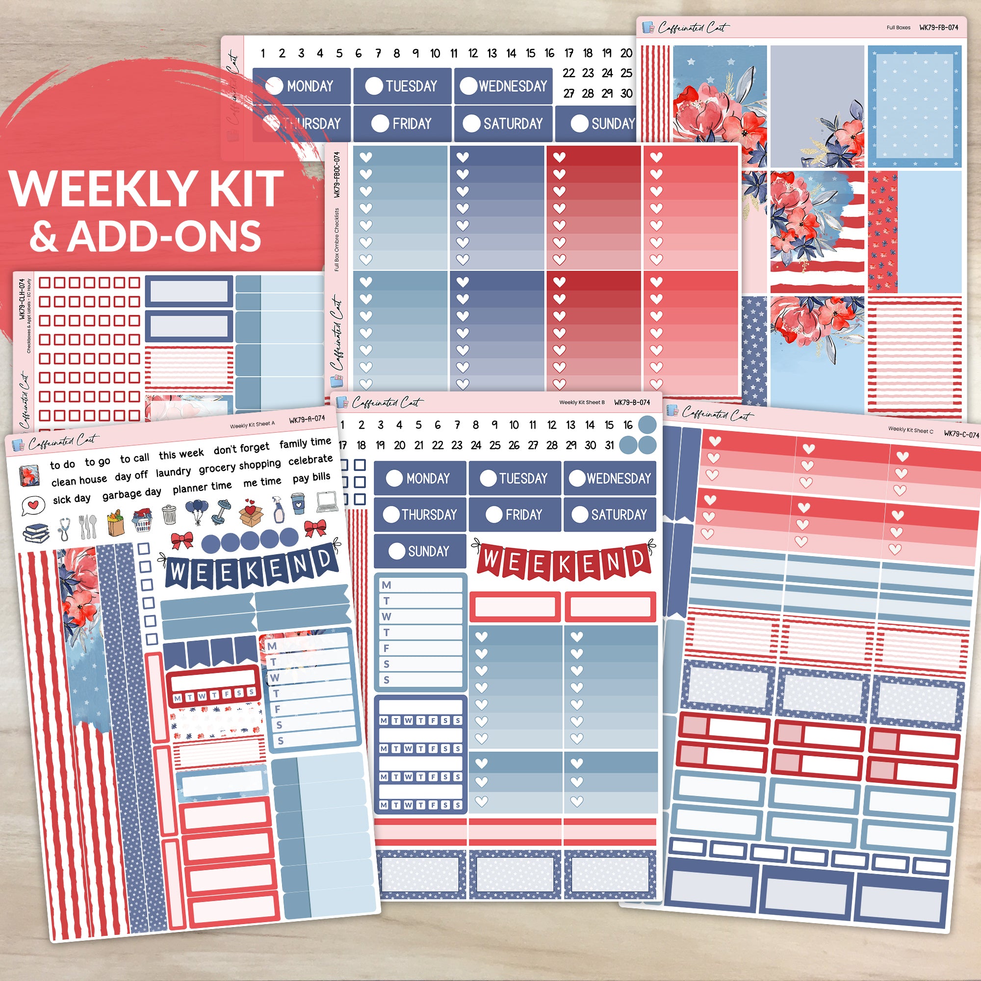 Weekly Kit & Add-ons - Independence [ 074 ]