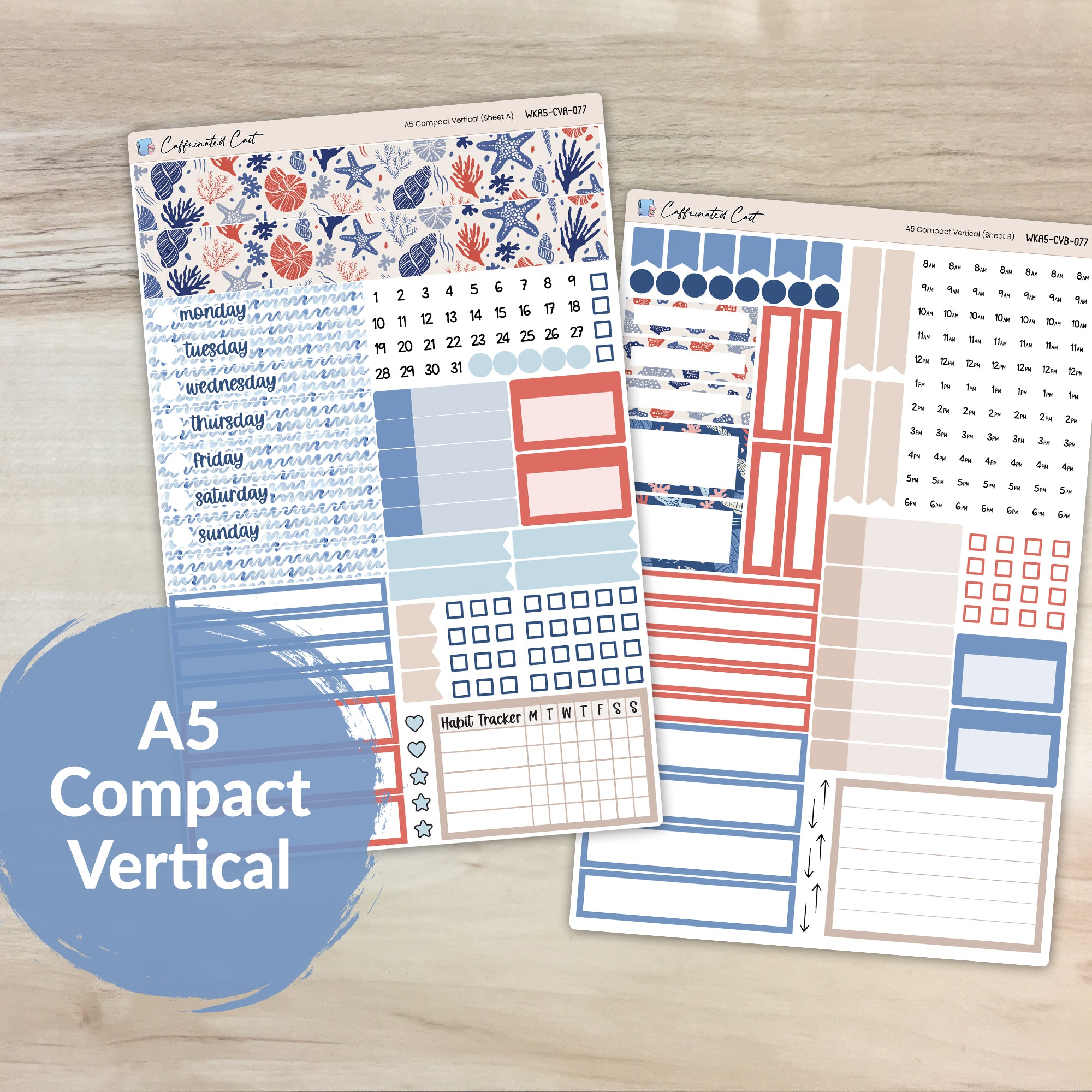 A5 Compact Vertical Kit - Oceana [ 077 ]