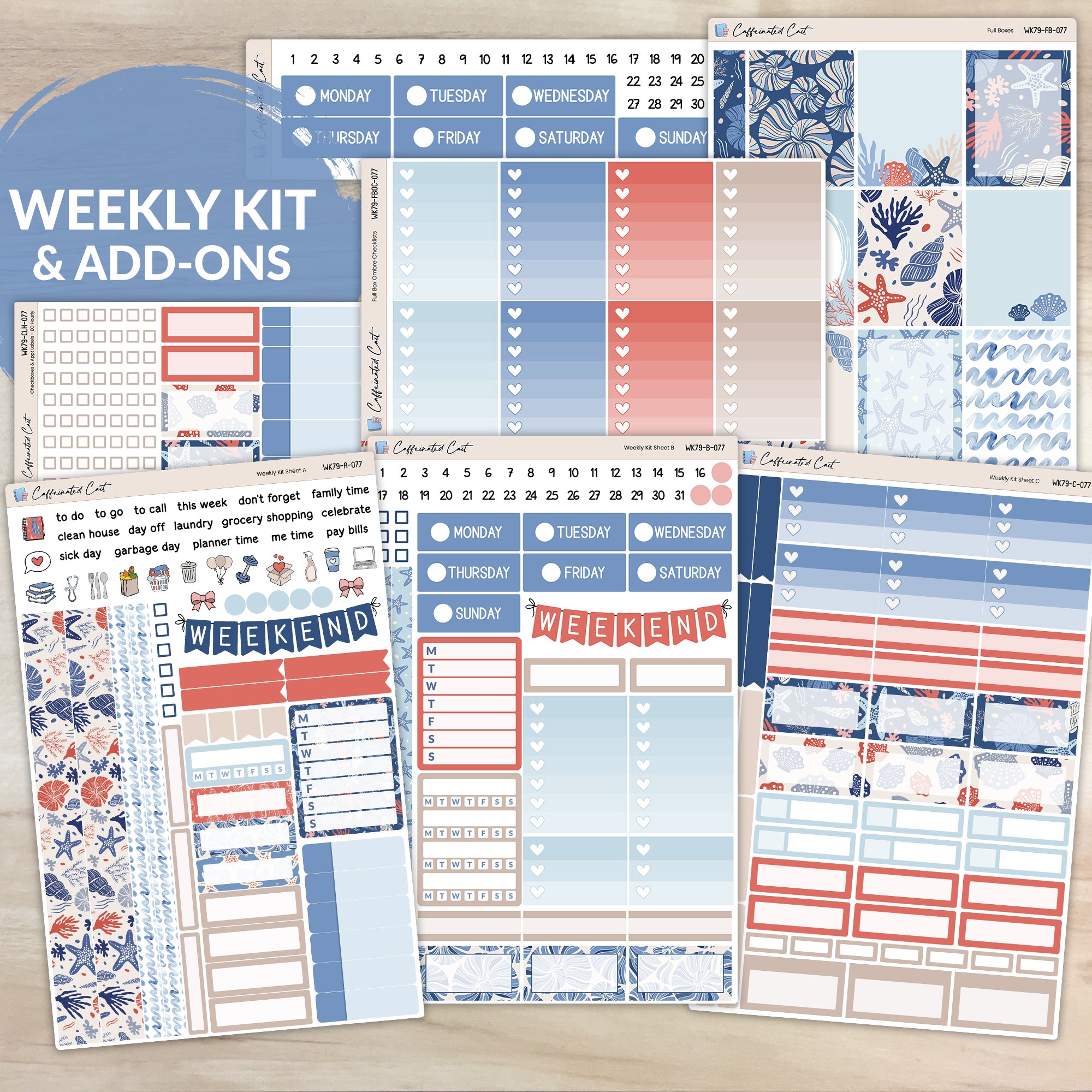 Weekly Kit & Add-ons - Oceana [ 077 ]