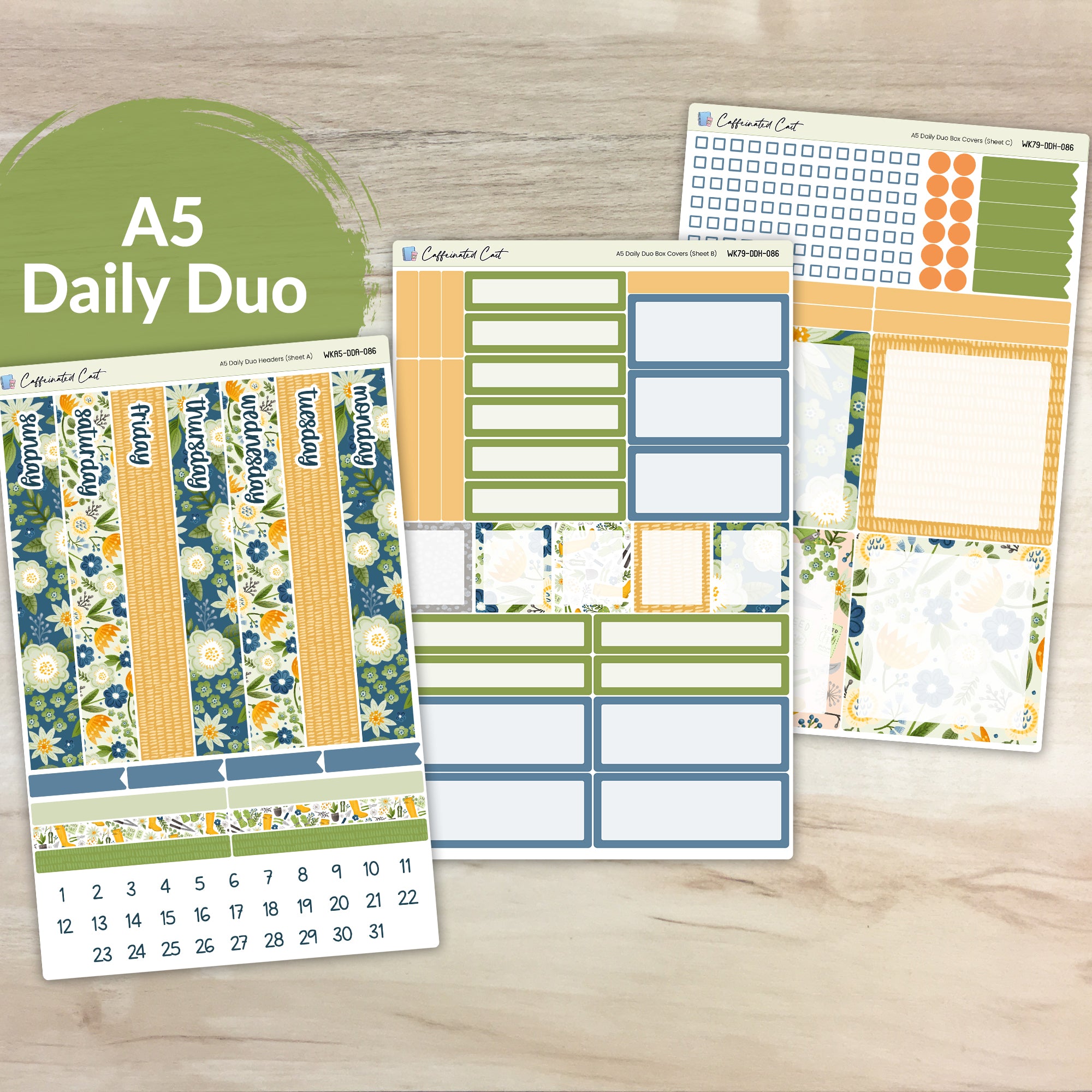 Daily Duo A5 - Green Thumb [ 086 ]