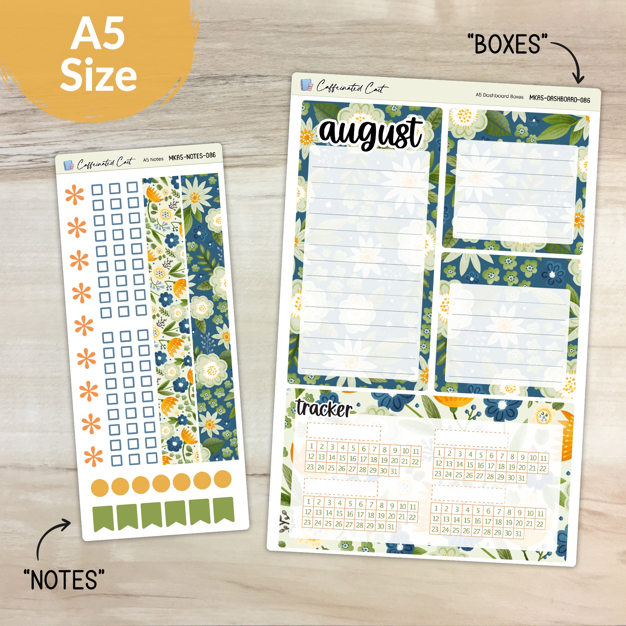 Dashboard & Notes Kit for ERIN CONDREN Planners - Green Thumb [ 086 ]