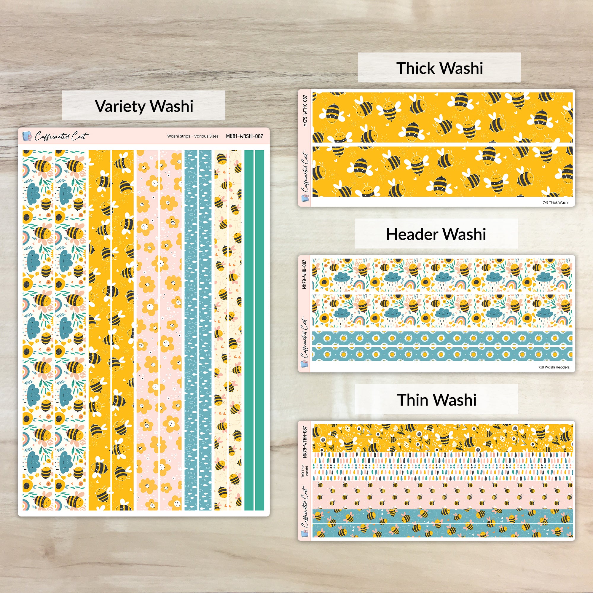 Washi Strips - Bumble [ 087 ]