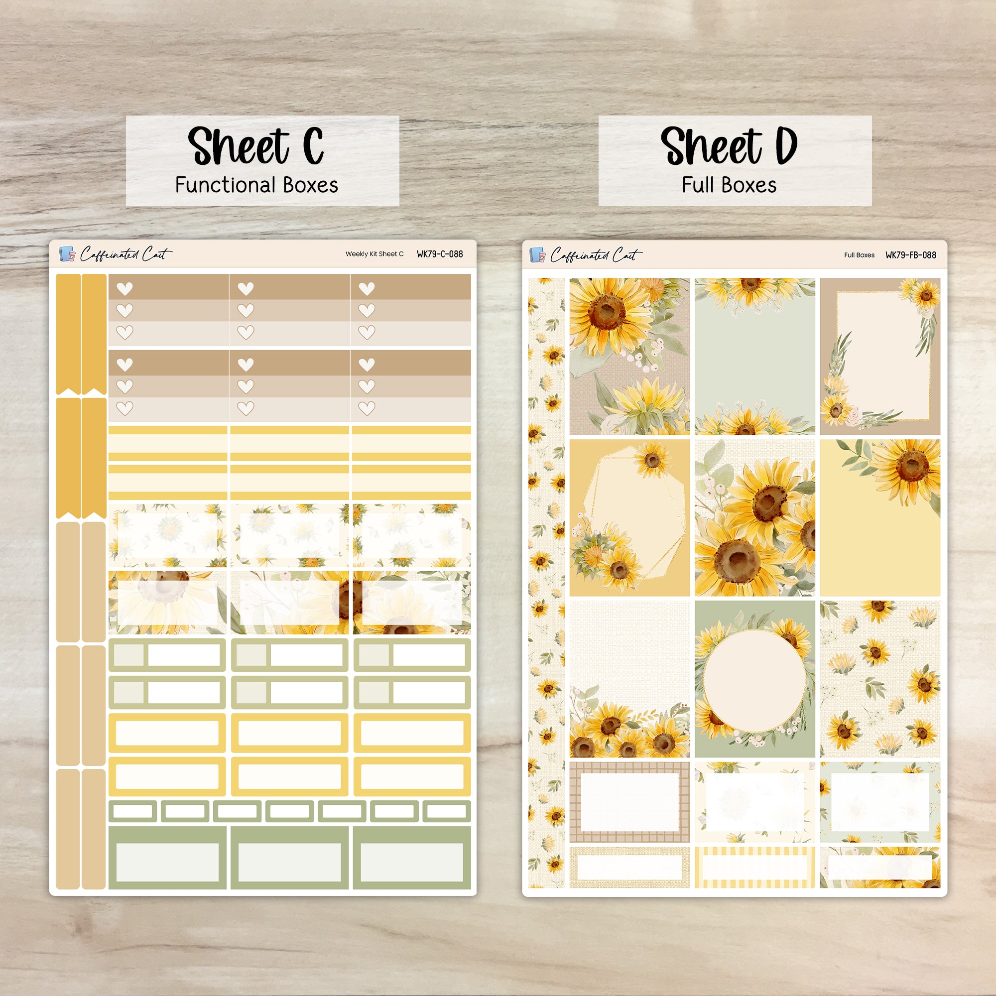 Weekly Kit & Add-ons - Cottage Sunflower [ 088 ]