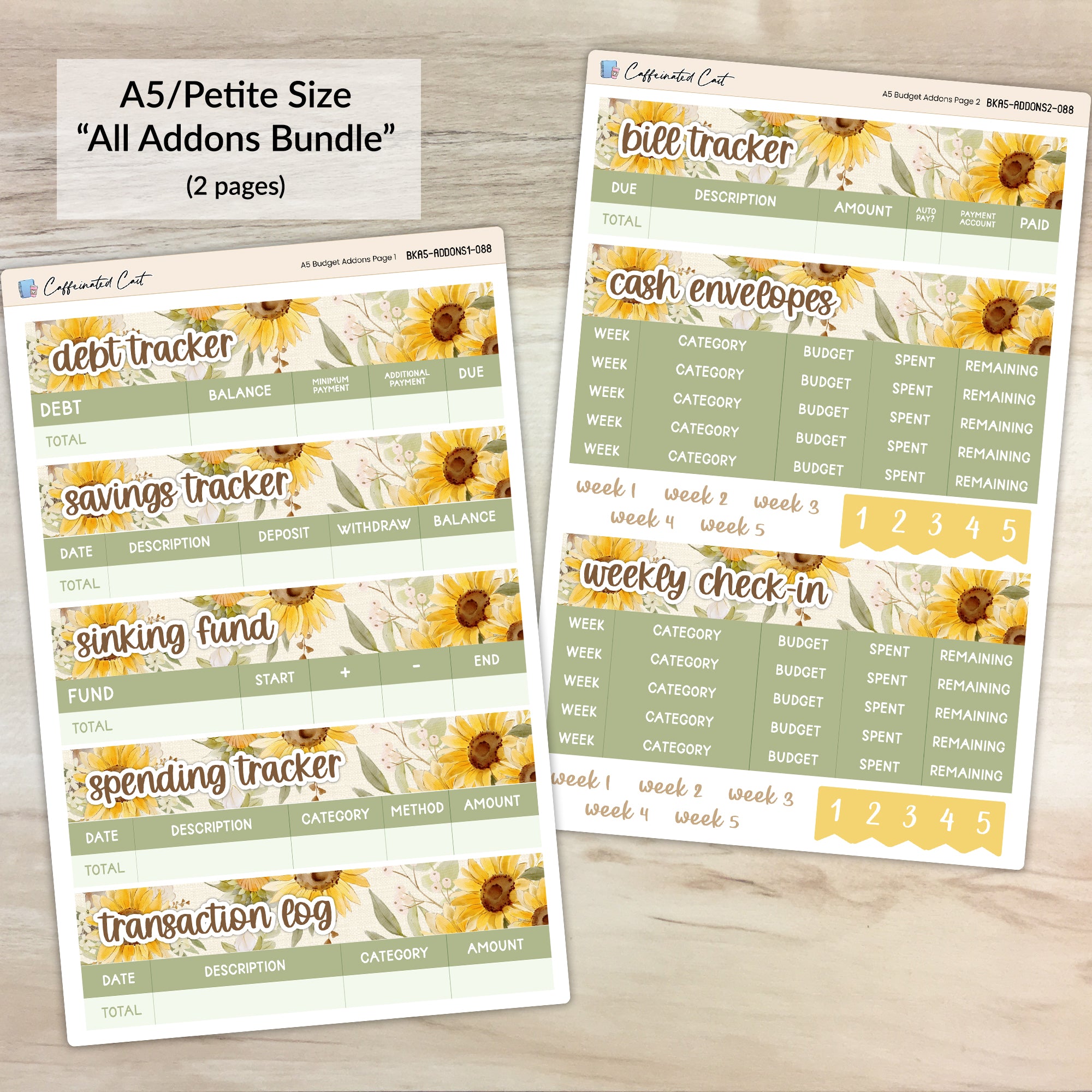 Budget Add-ons - Cottage Sunflower [ 088 ]