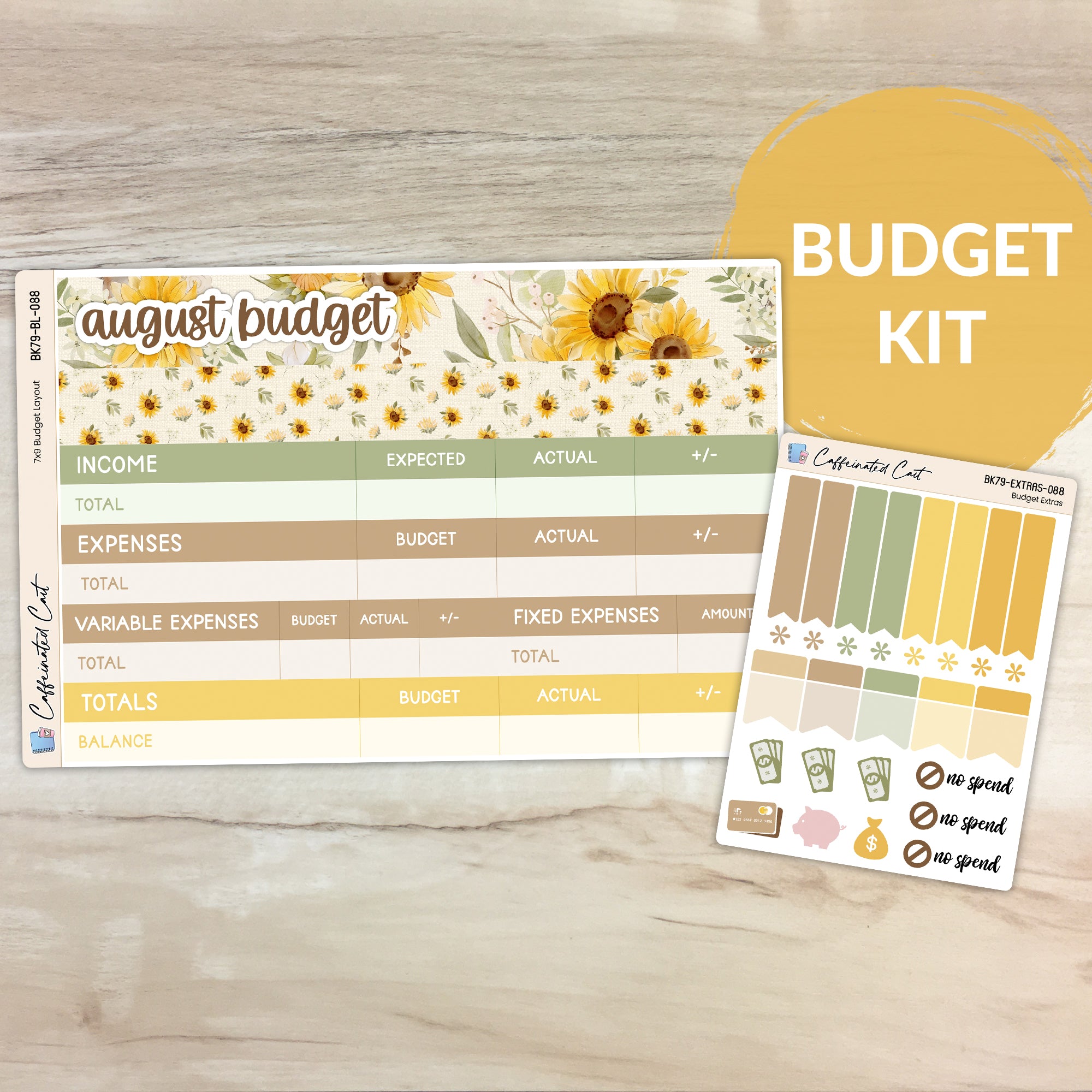 Budget Kit - Cottage Sunflower [ 088 ]