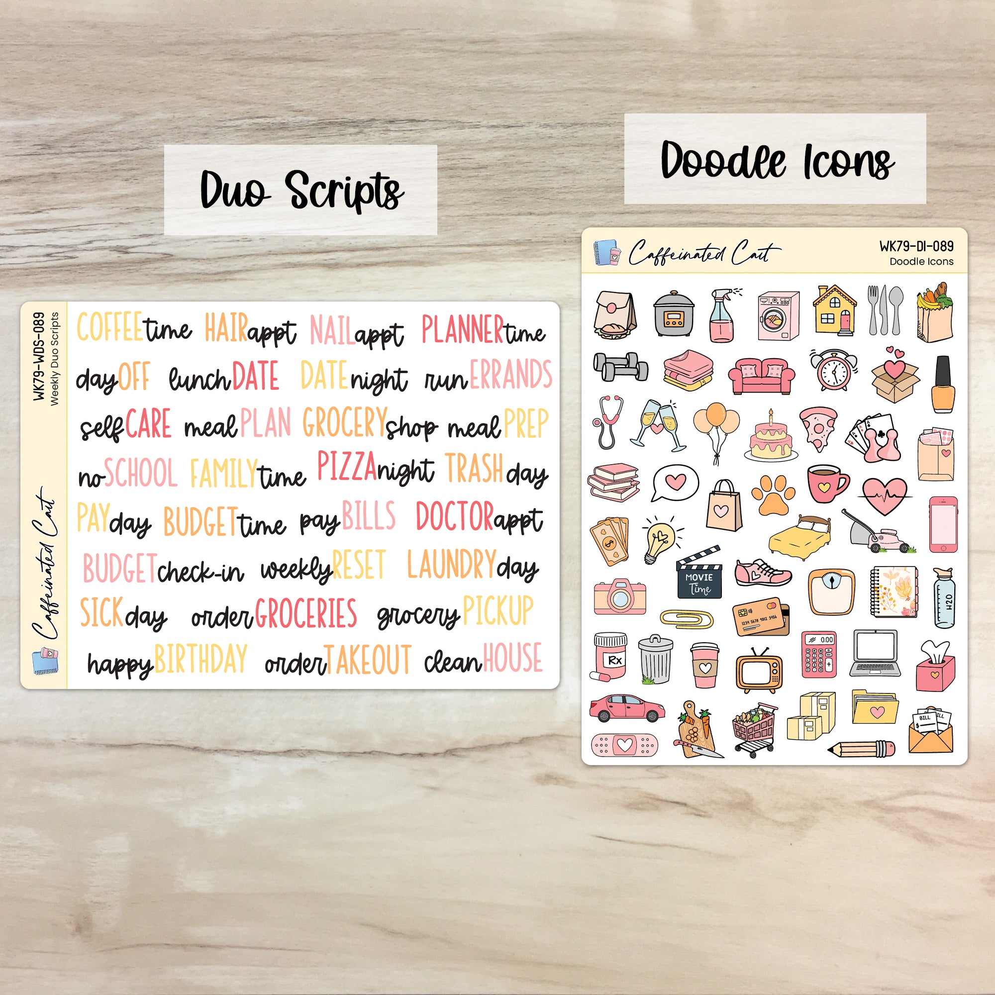 Doodle Icons & Scripts - Wildflower Punch [ 089 ]