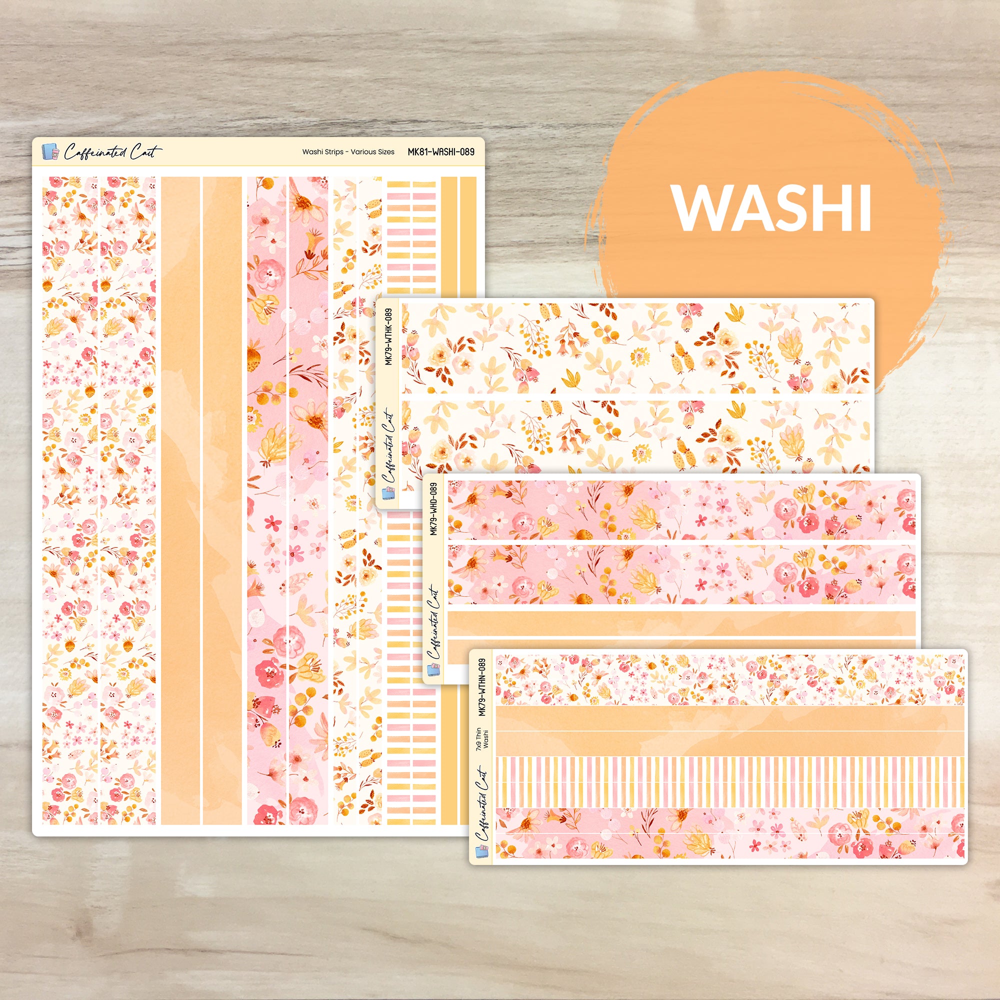 Washi Strips - Wildflower Punch [ 089 ]