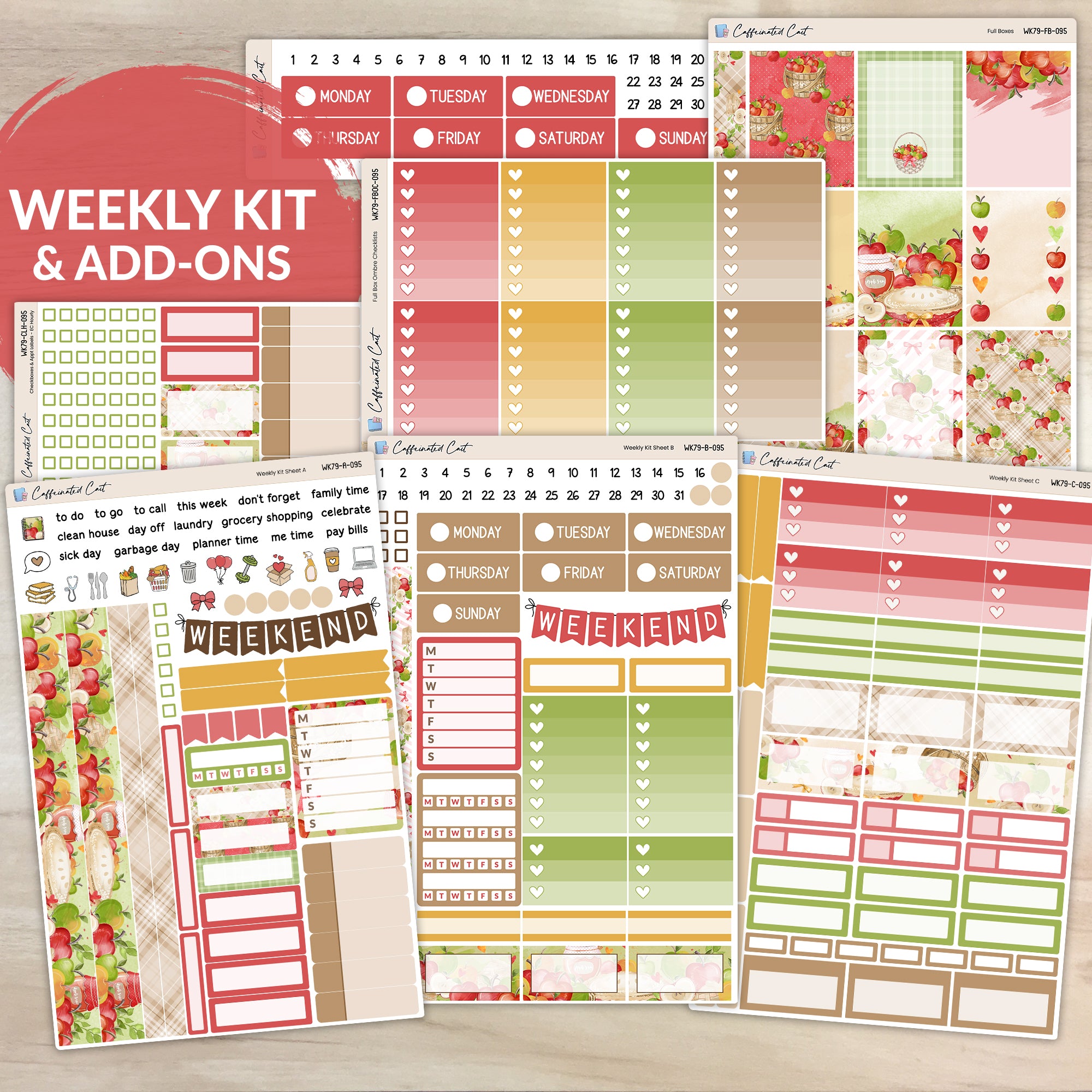 Weekly Kit & Add-ons - Apple Picking [ 095 ]