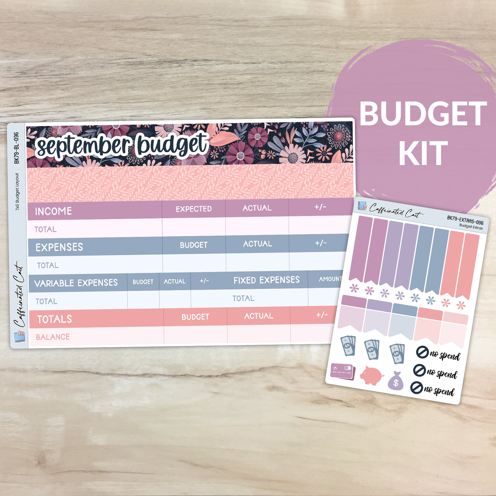 Budget Kit - Boho Floral [ 096 ]