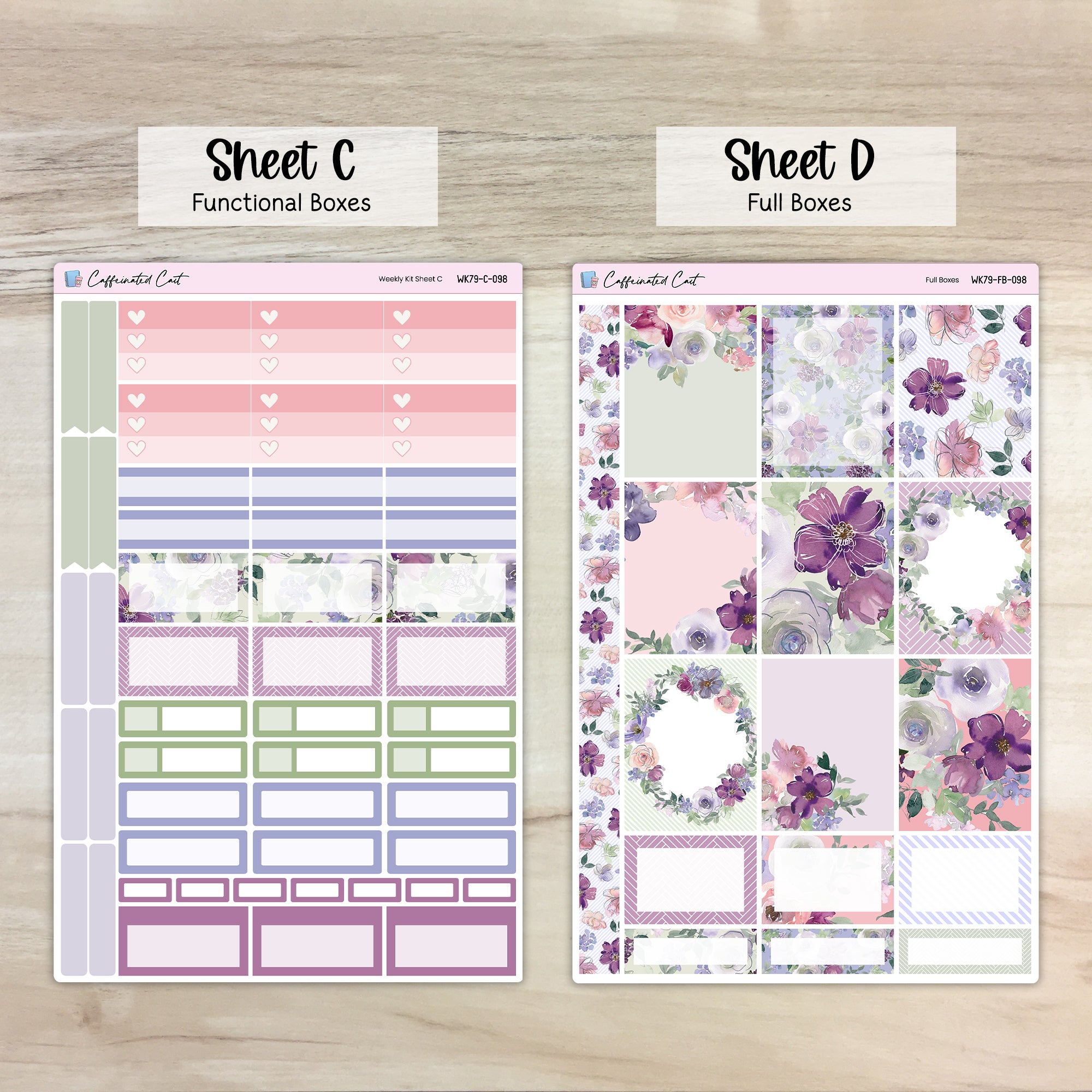 Weekly Kit & Add-ons - Amethyst Garden [ 098 ]