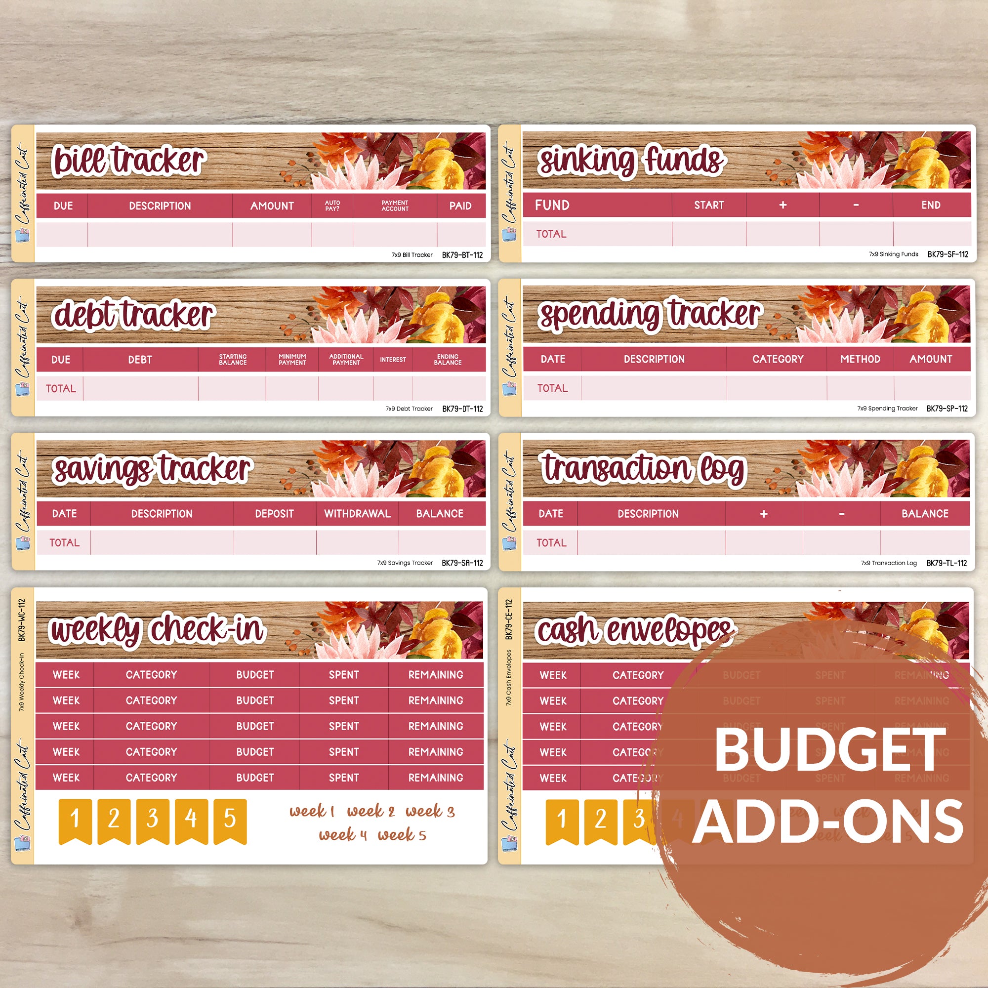 Budget Add-ons - Burnt Floral [ 112 ]