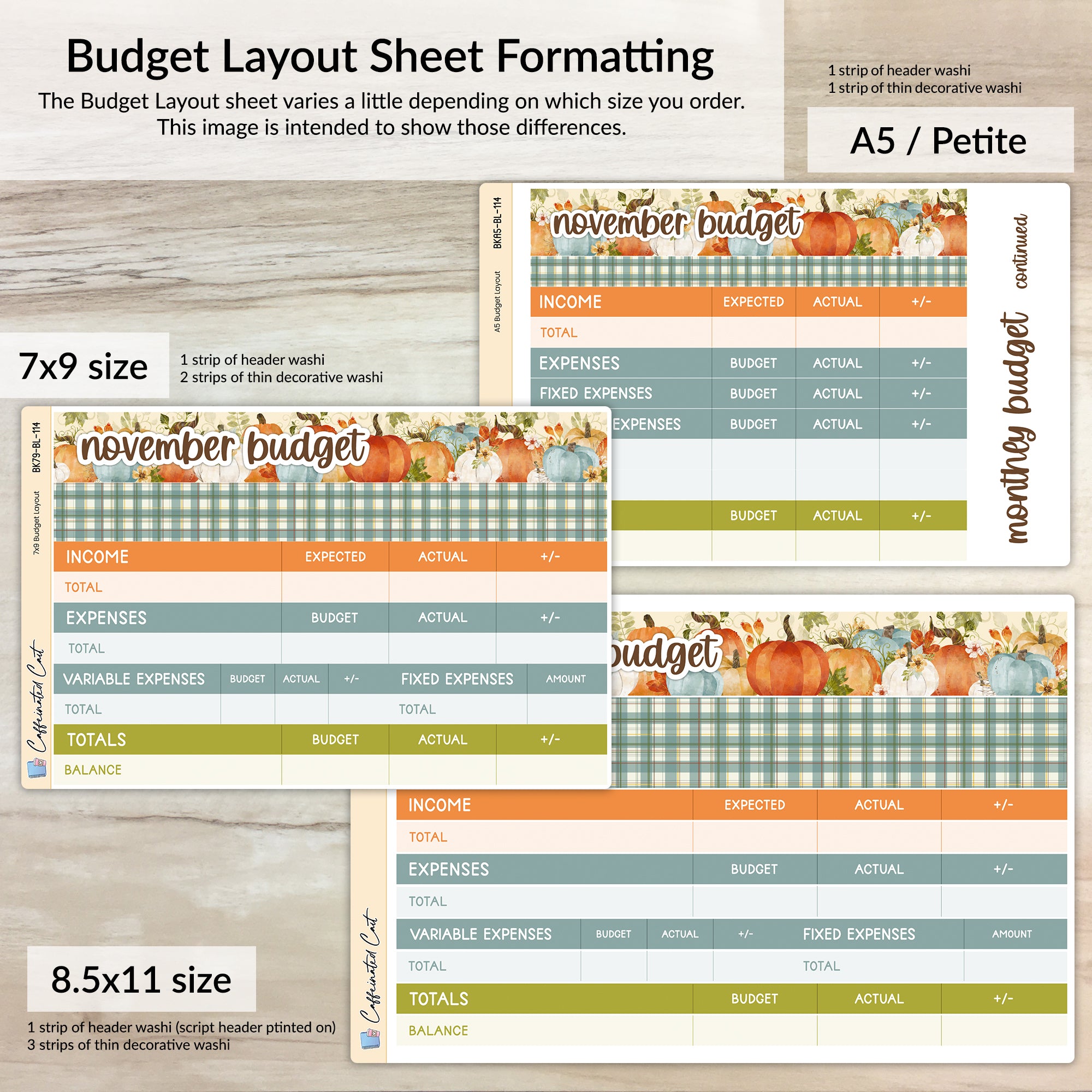 Budget Kit - Pumpkin Harvest [ 114 ]