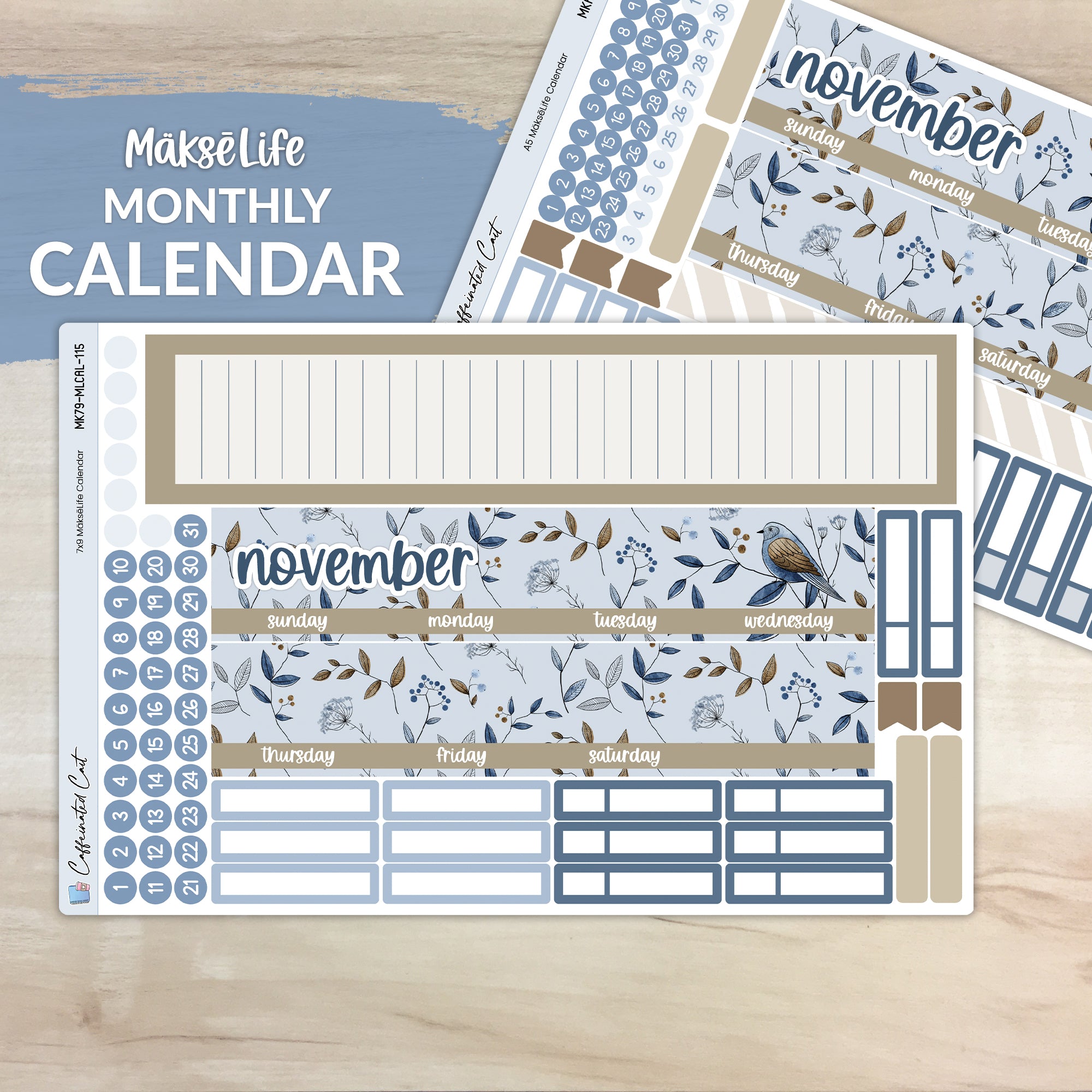 Calendar Kit for MAKSELIFE Planners - Flutter [ 115 ]