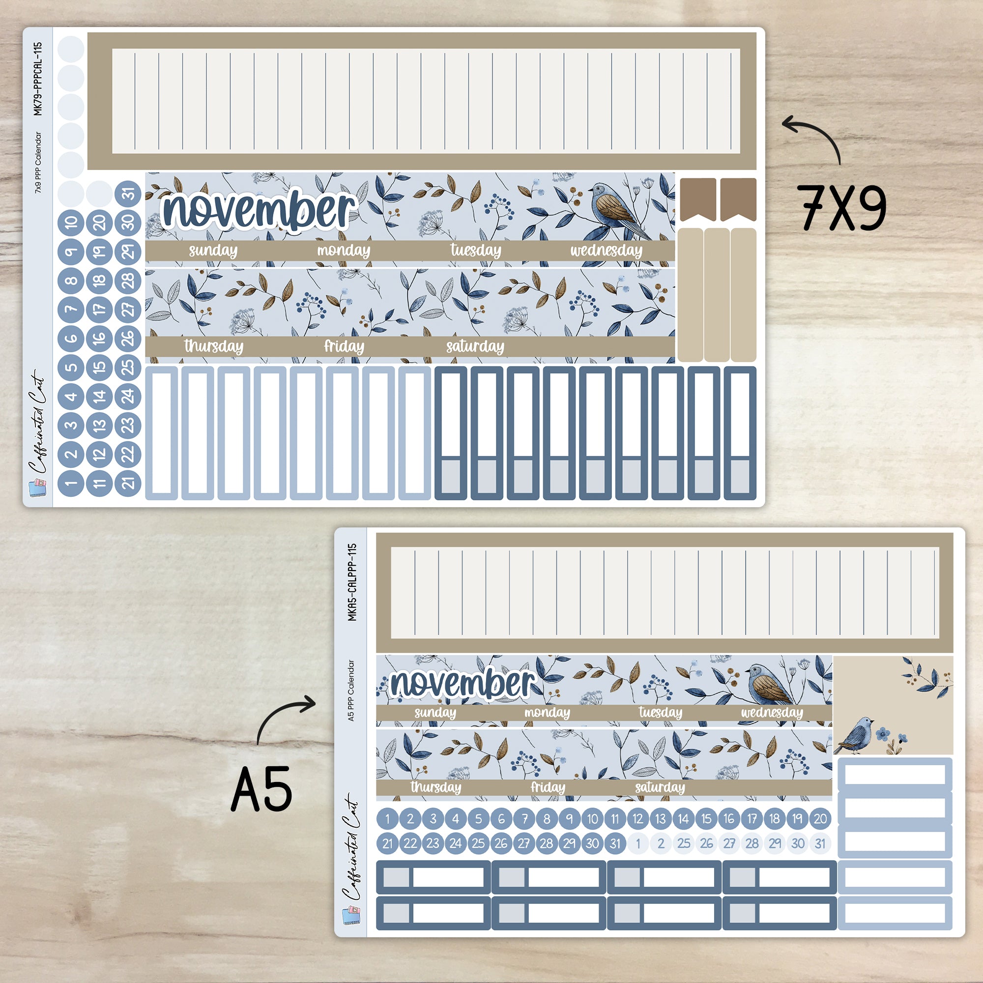 Calendar Kit for PLUM PAPER Planners - Flutter [ 115 ]