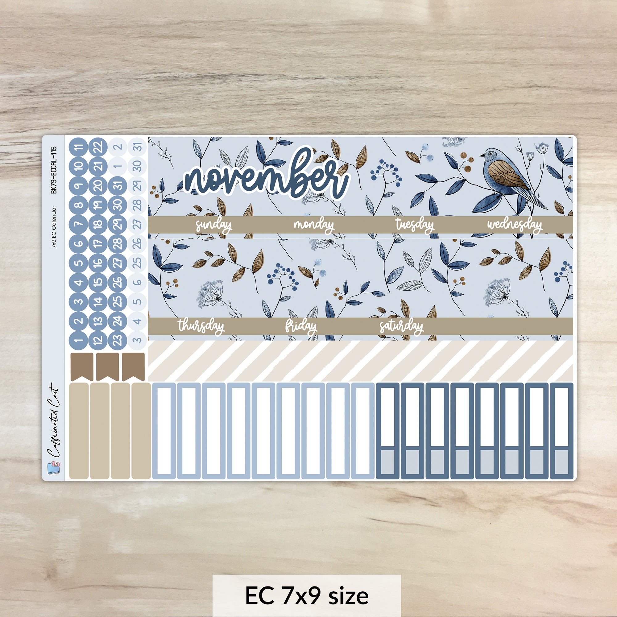 Calendar Kit for ERIN CONDREN Planners - Flutter [ 115 ]