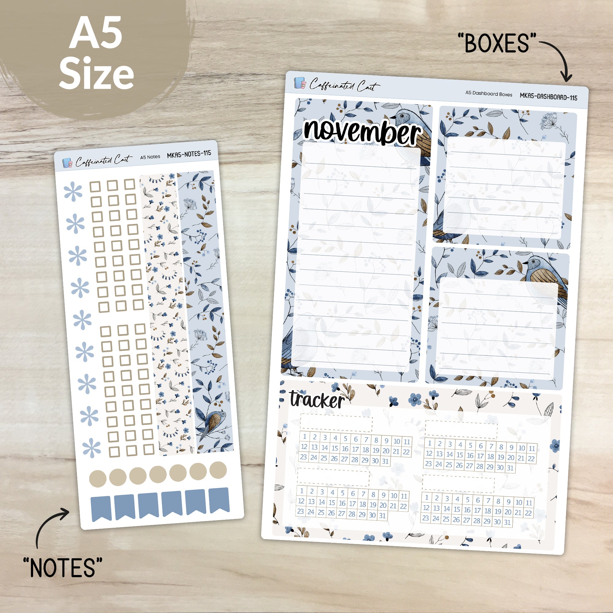 Dashboard & Notes Kit for ERIN CONDREN Planners - Flutter [ 115 ]