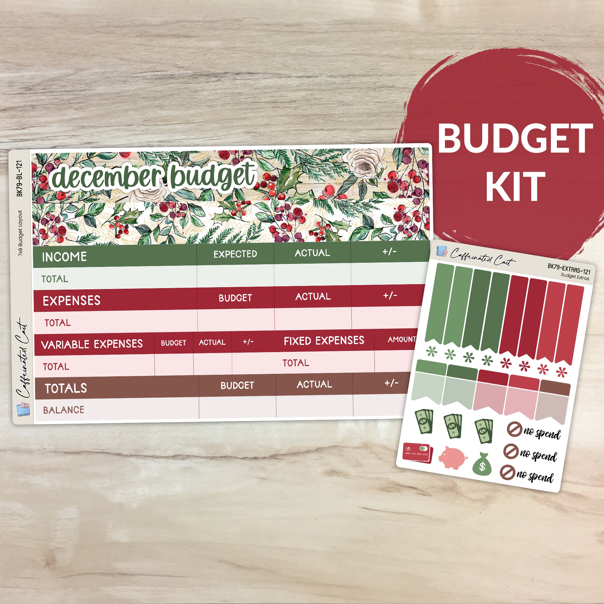 Budget Kit - Christmas Berry [ 121 ]