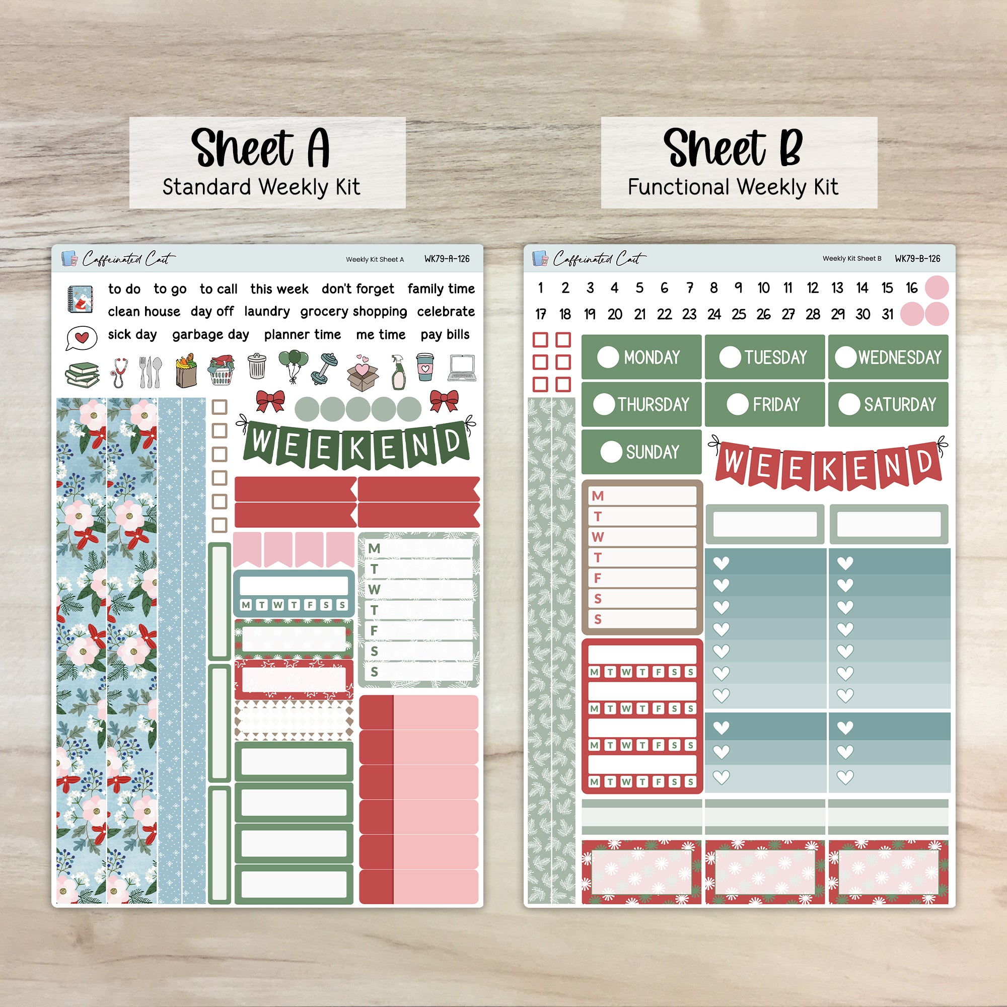 Weekly Kit & Add-ons - Holly Jolly [ 126 ]