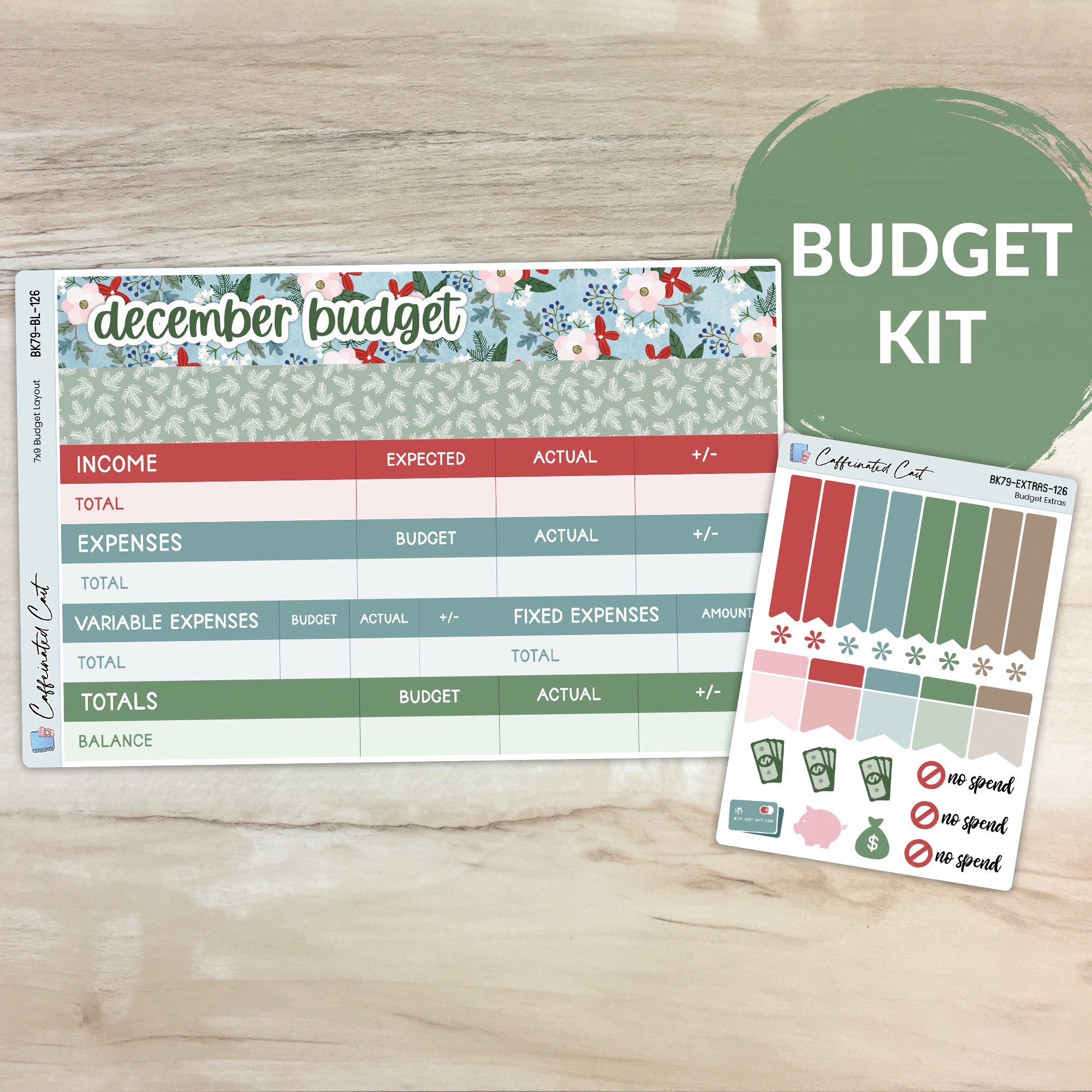 Budget Kit - Holly Jolly [ 126 ]