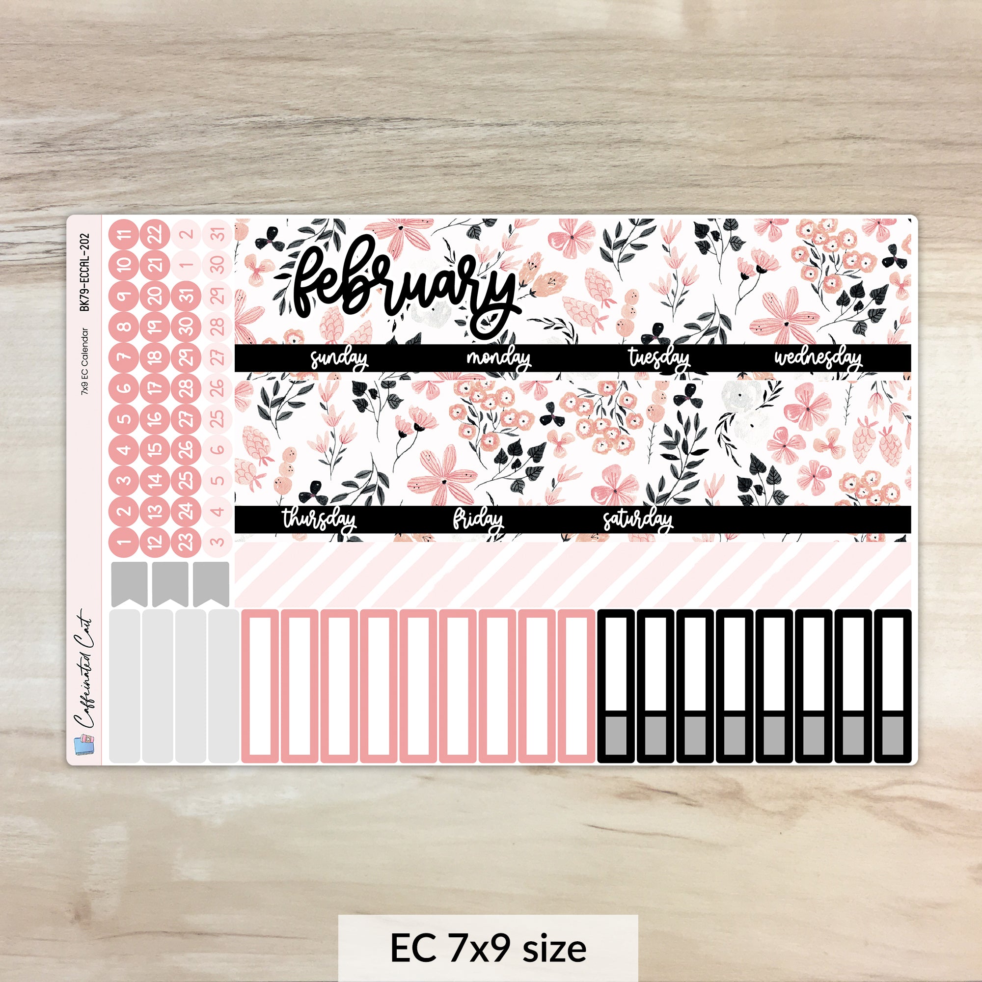 Calendar Kit for ERIN CONDREN Planners - Flirt [ 202 ]