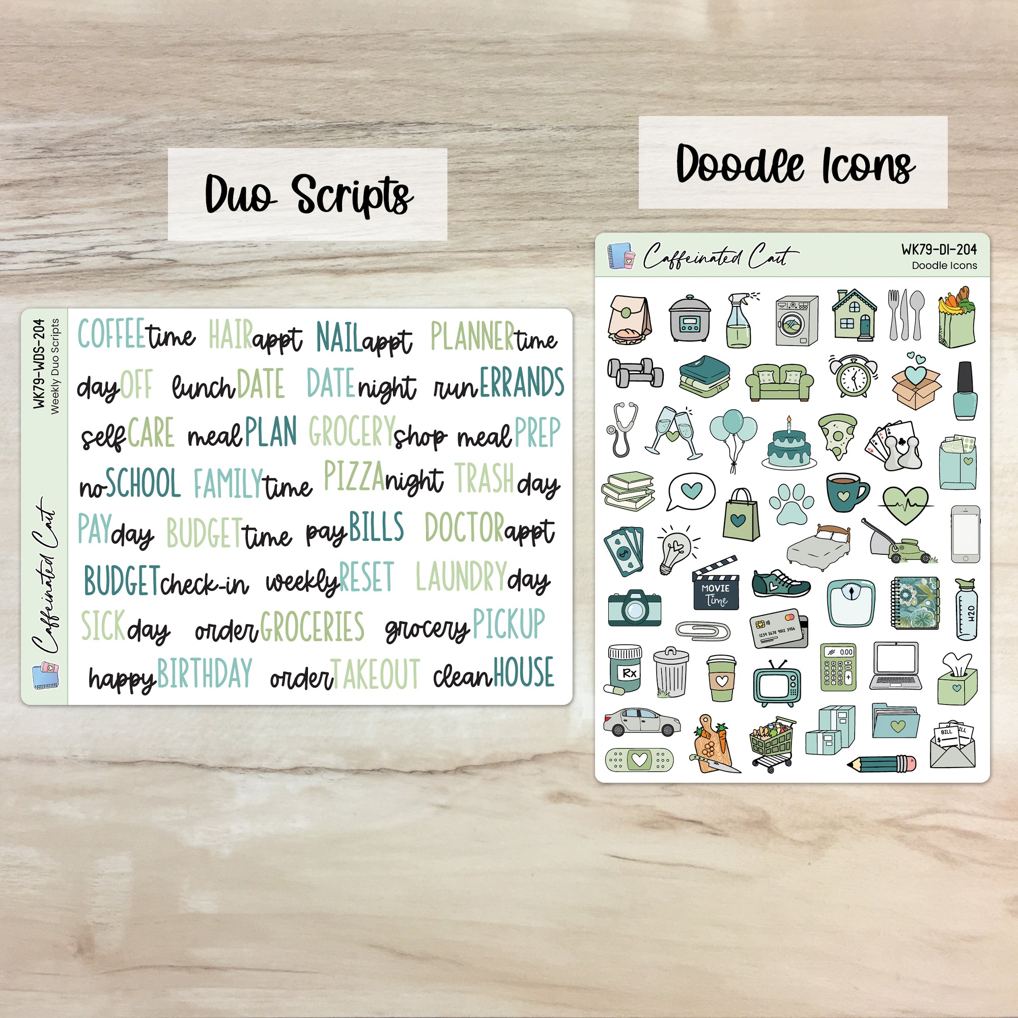 Doodle Icons & Scripts - Paisley [ 204 ]